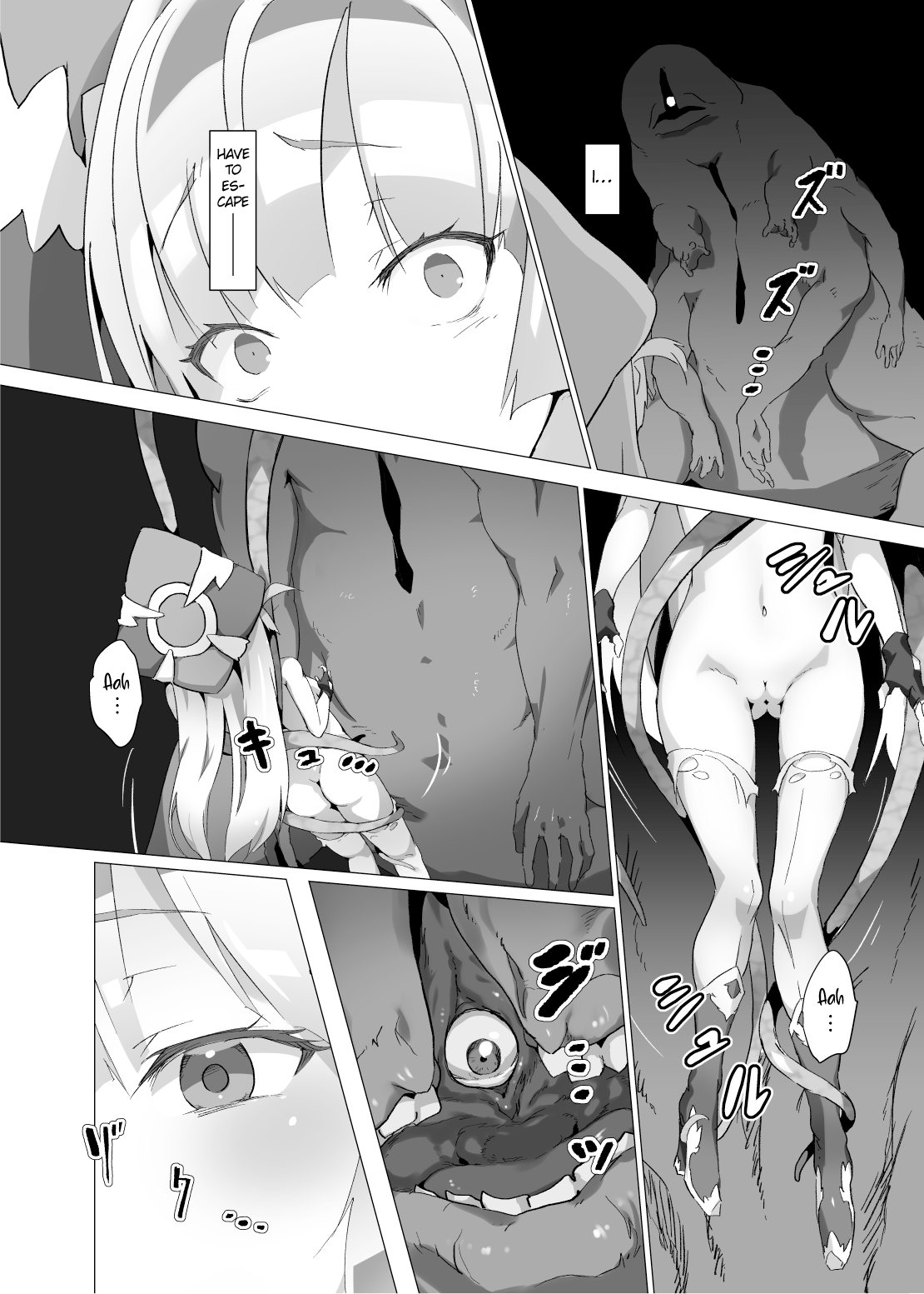 Kotohana 2 -Sei Shinkan Shokusou Bounyuu Kaizou- | Unusual Flower 2 -The Holy Priestess’ Breasts Expansion Tentacle Torture- page 4 full