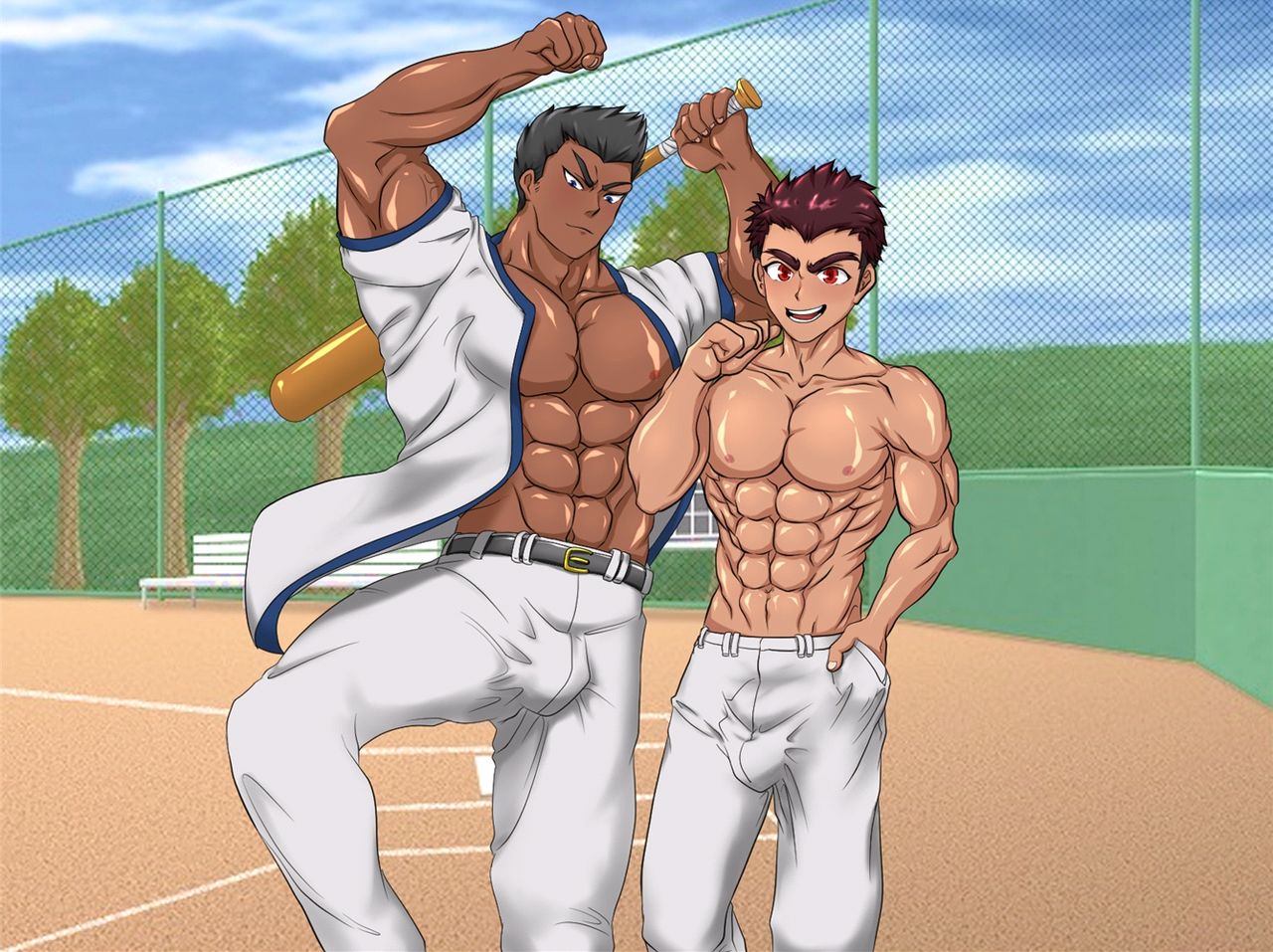 Mukimuki no yakyubu no orera ga chijoku seme nanka de buriburi seishori benki ni naru wake ne! page 3 full