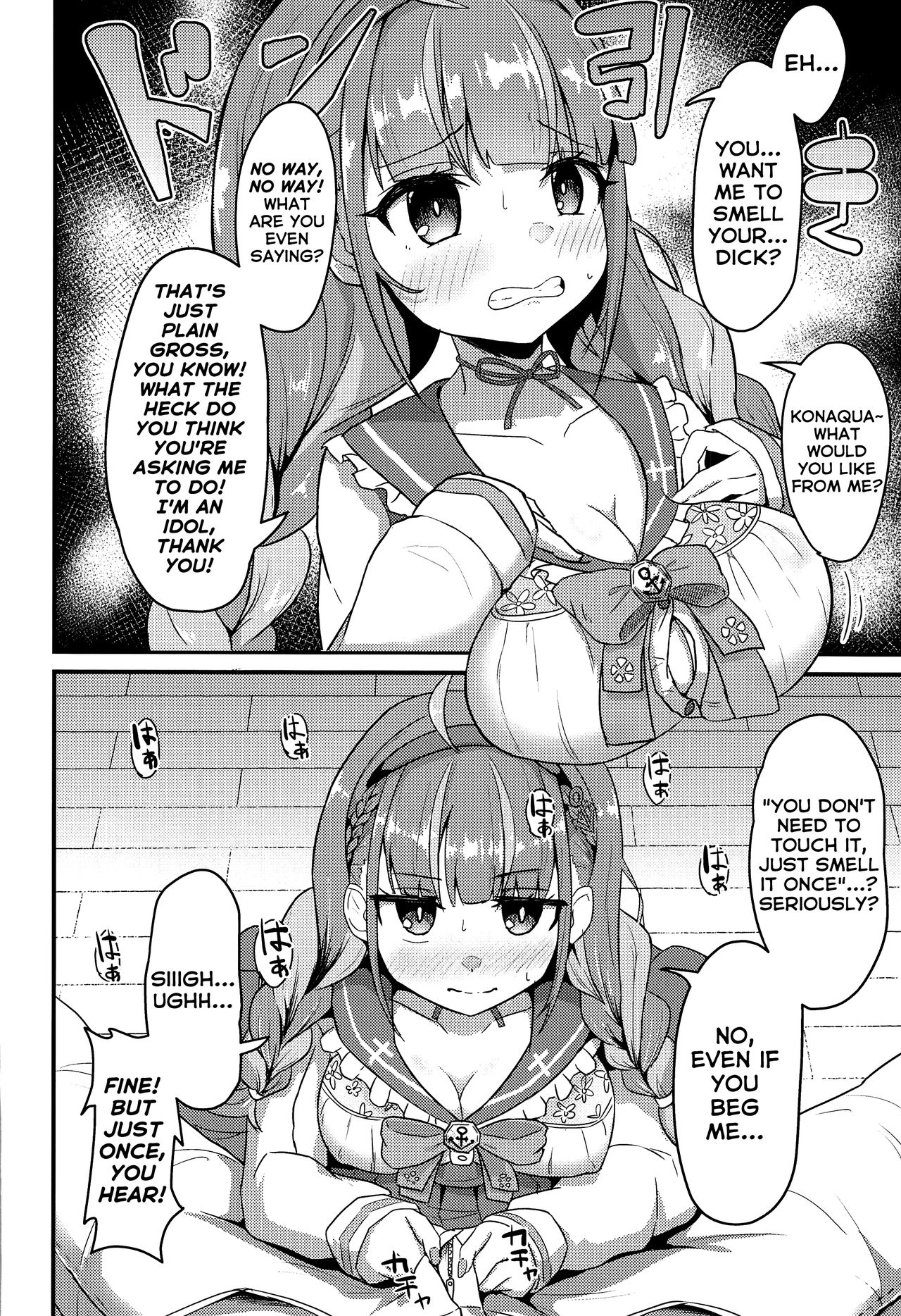 Onegaishimasu!! Ikkai dake de Ii no de Toriaezu Kaide Kudasai | Please! Just Once Is Fine, So Smell My Dick! page 3 full