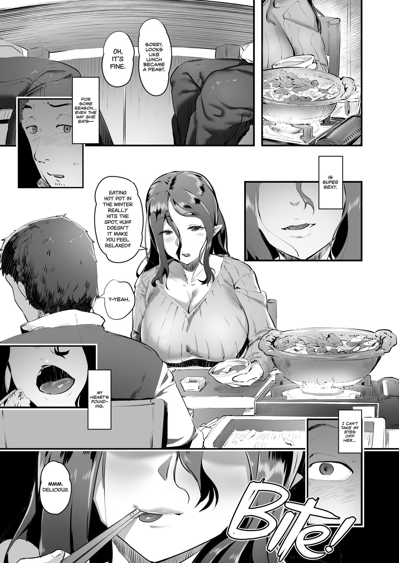 Succubus Miboujin Hirusagari no Himitsu | Succubus Widow's Afternoon Secret page 6 full