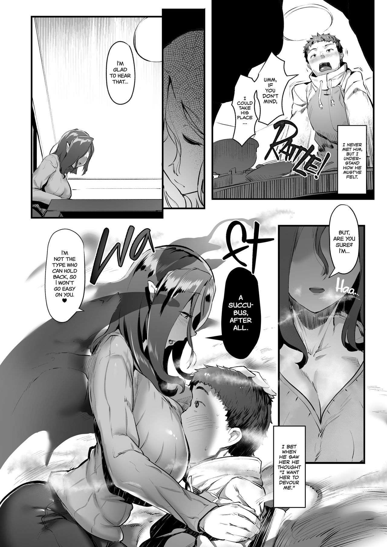 Succubus Miboujin Hirusagari no Himitsu | Succubus Widow's Afternoon Secret page 9 full