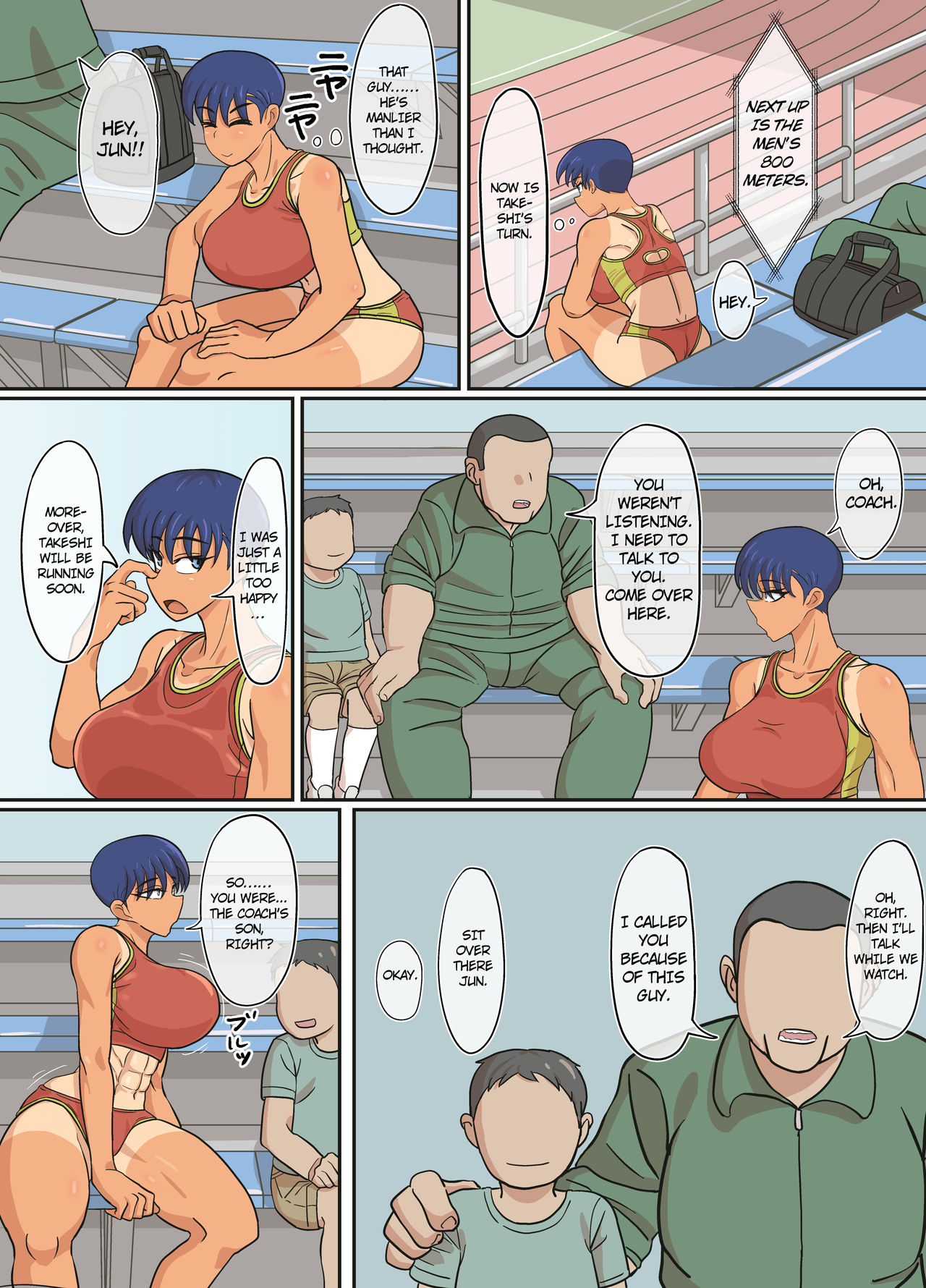 Jun-Senpai to Kusojari to | Jun-senpai and the Shitty Brat page 8 full