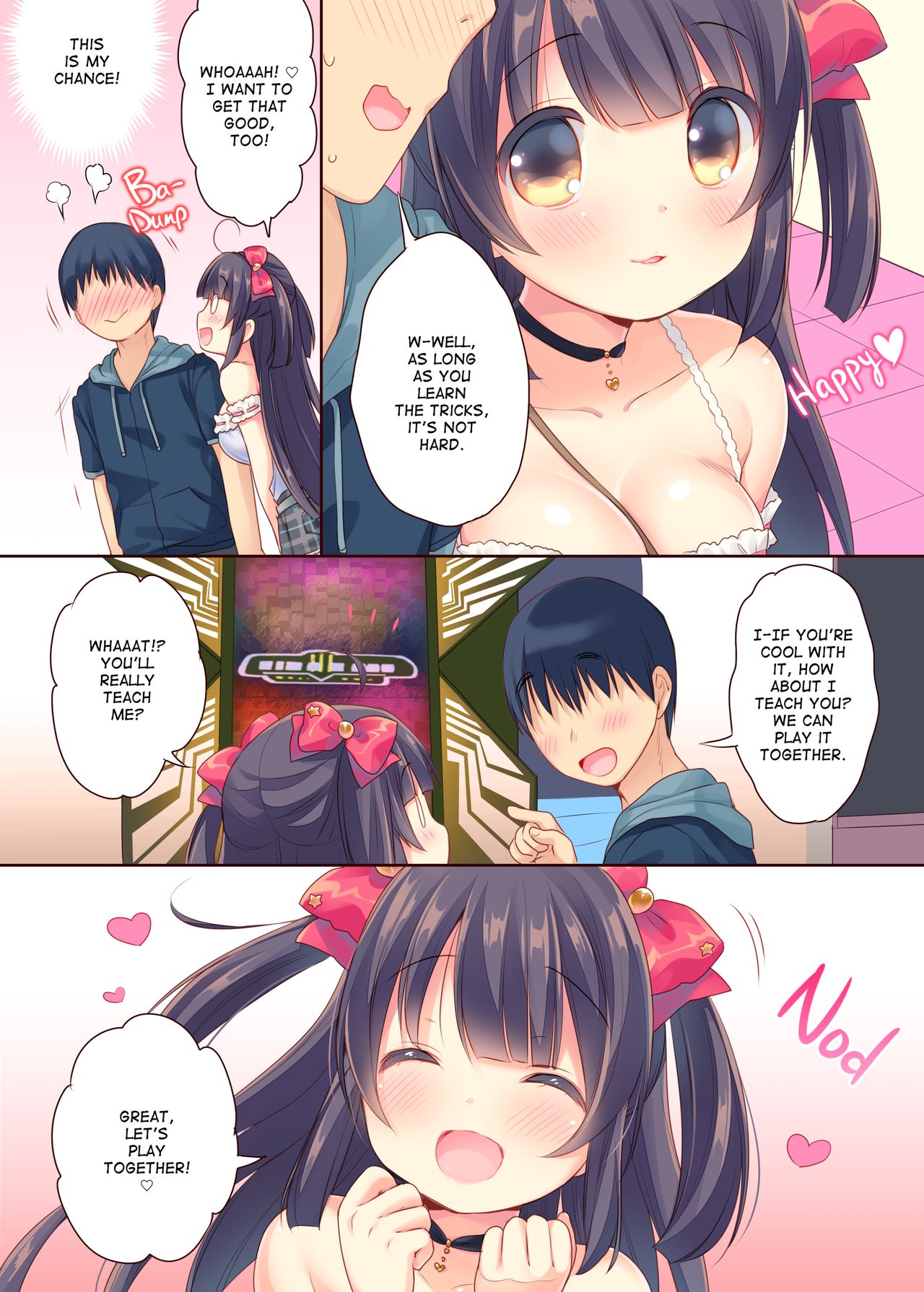 GaCen Hime to DT Otoko no Ichaicha Kozukuri Love Sex | Arcade Princess And a Virgin Boy Who Make Out And Have Lovey-Dovey Baby-Making Sex page 5 full