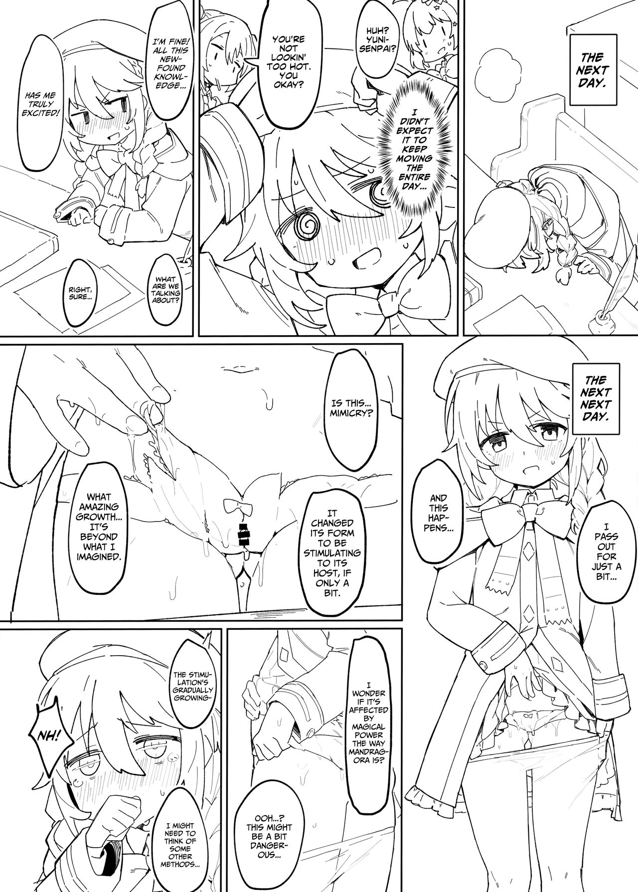 Shokushu to Yuni Senpai page 4 full