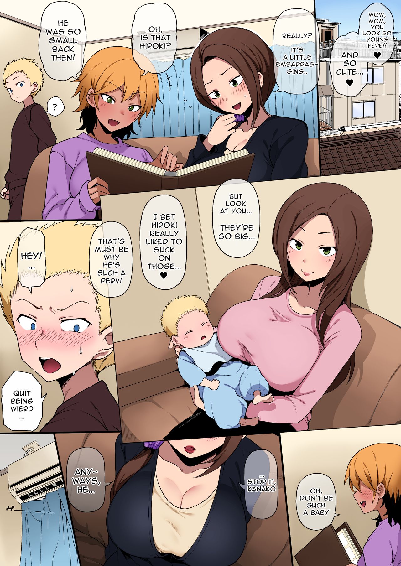 Mama no Oppai o Ubawareru | Stolen Mother's Breasts page 1 full