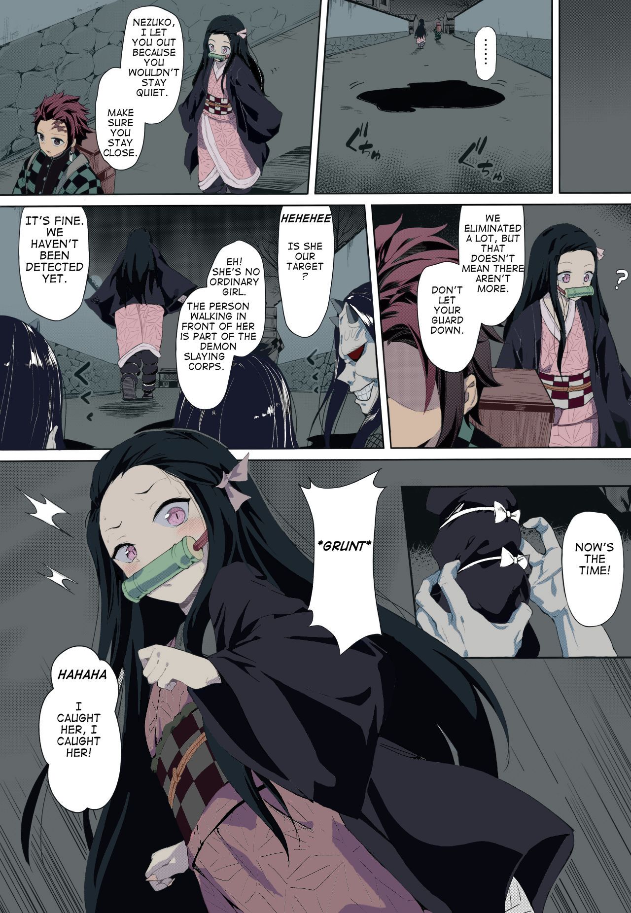 Moshi Nezuko ga Warui Hito ni Tsukamattara... page 2 full