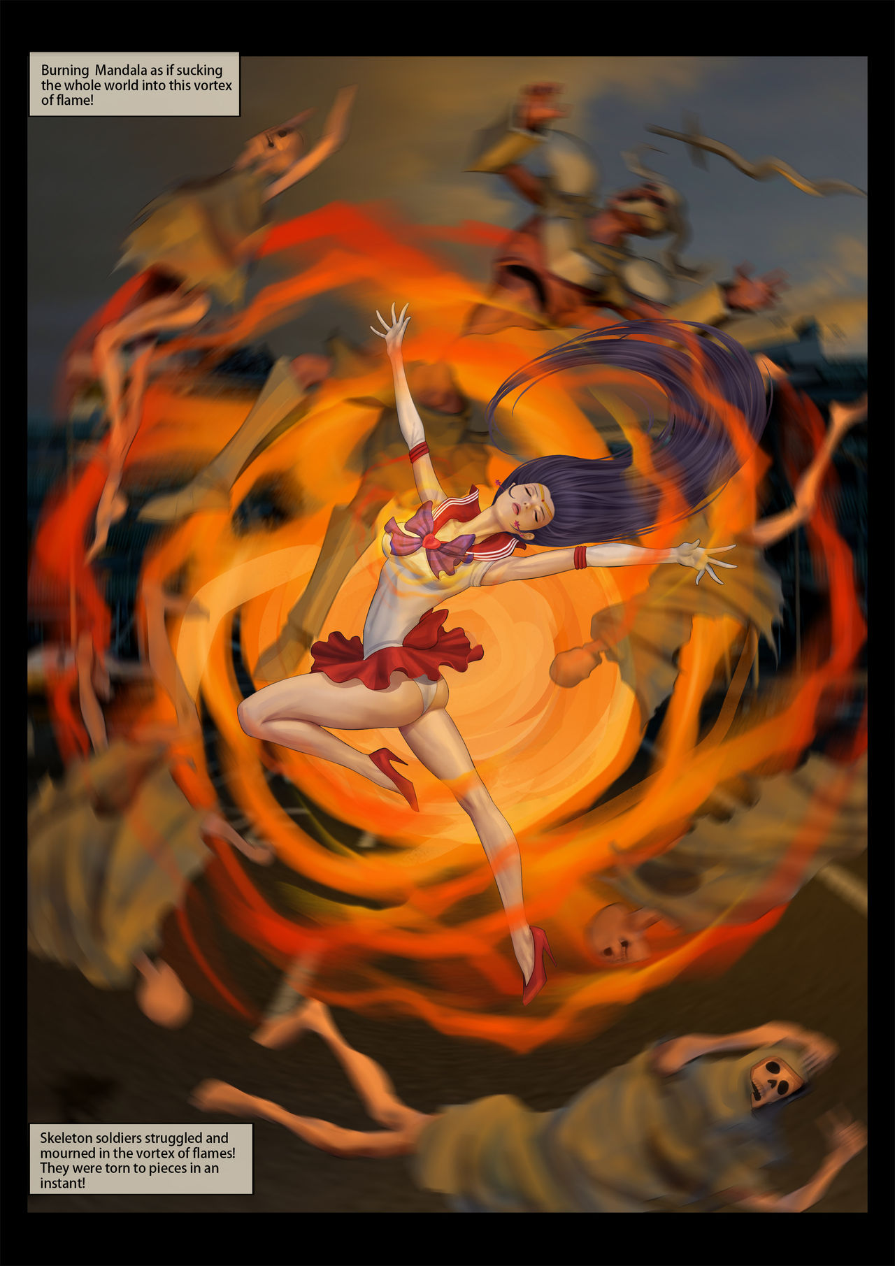 Sailor Mars feather fanbox COMPLETE page 6 full