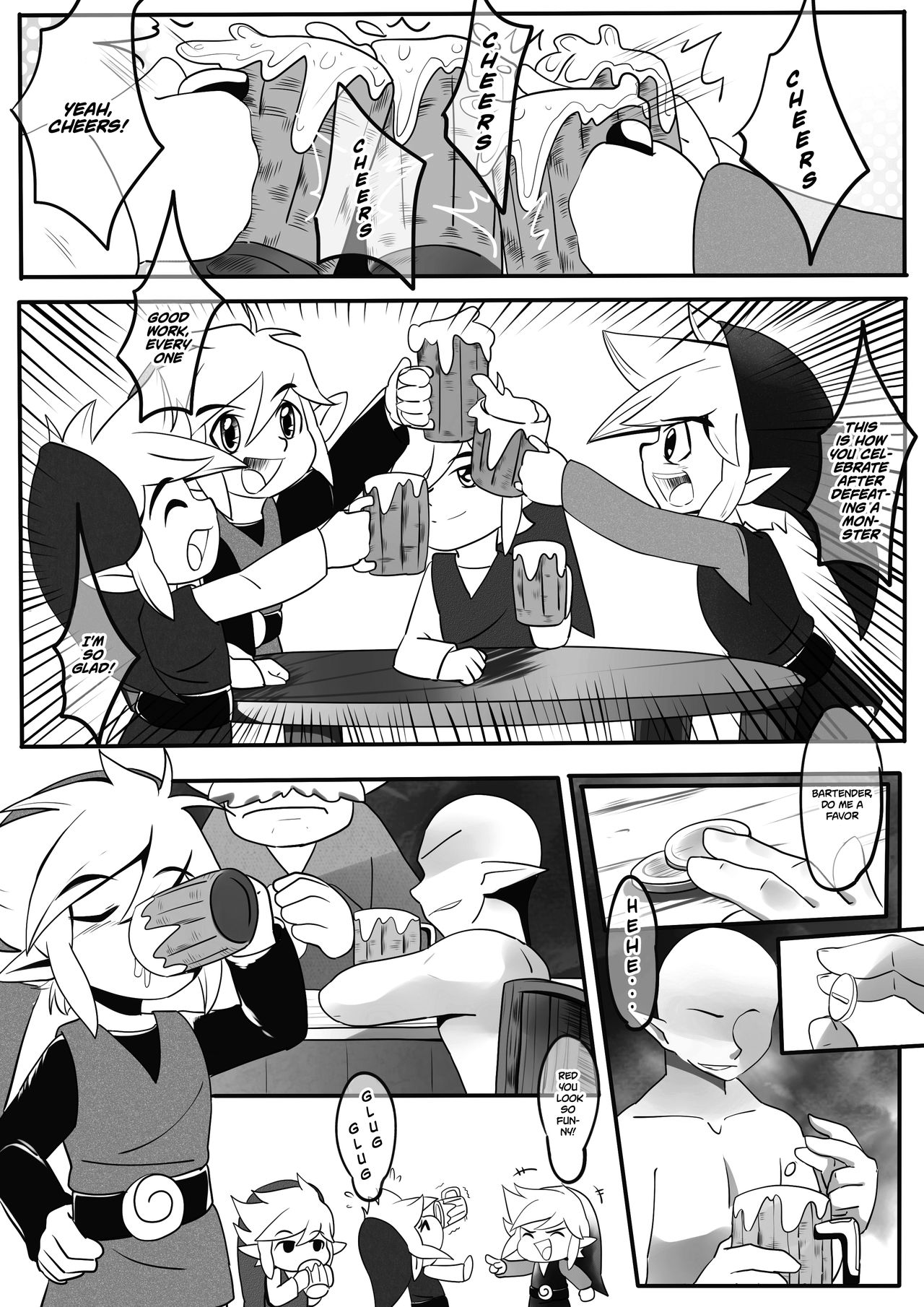 小機関士リンク - 【漫畫】4つの剣+ 勇者墮 page 2 full