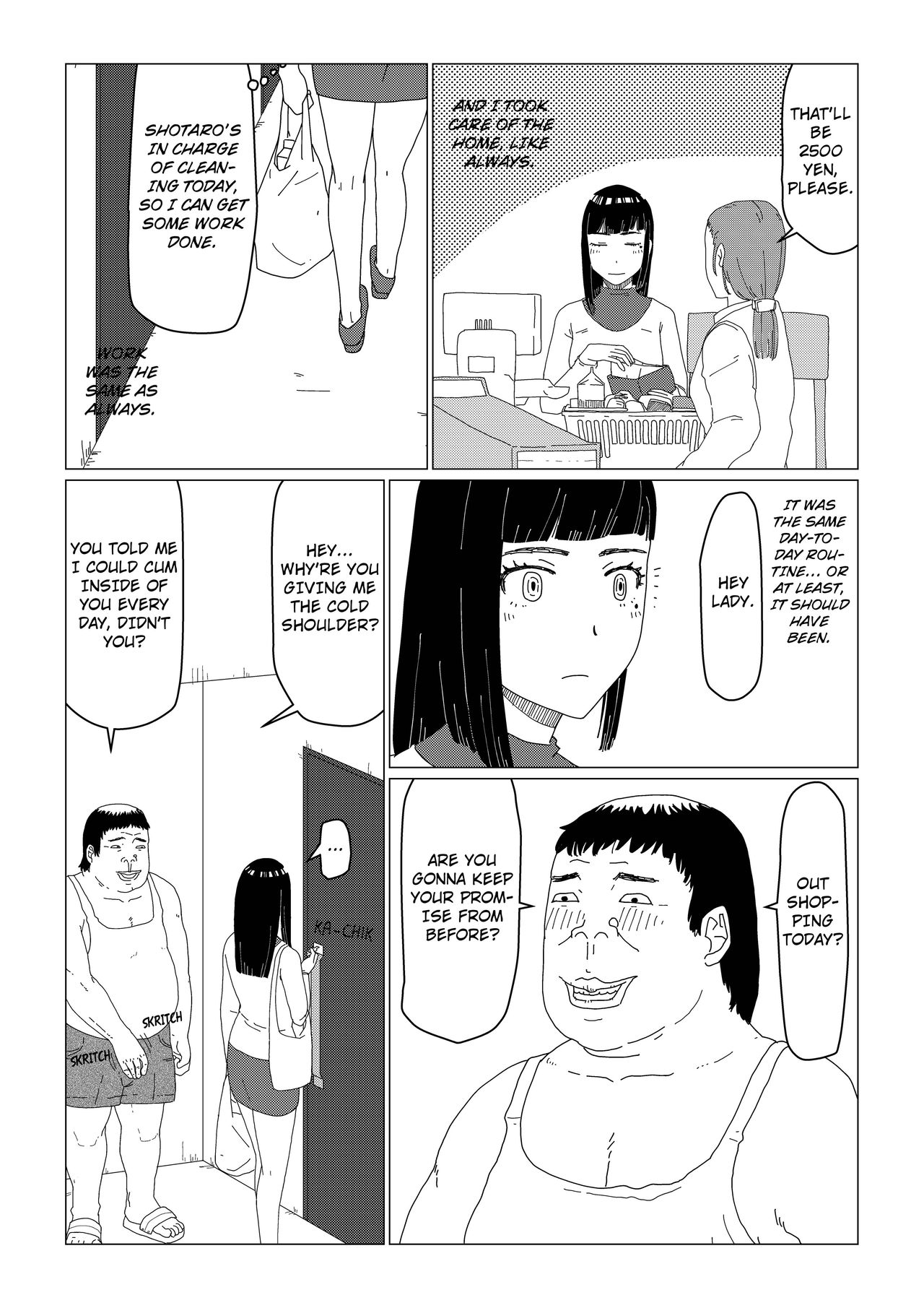 Chieri-san wa Makerarenai! 2 - Otto Kounin Mansion Kyouyuu Netorase Benki Tsuma Zenpen- | Chieri-san Never Gives Up! 2 - Spouse-approved Apartment Hotwife - Part 1 page 3 full
