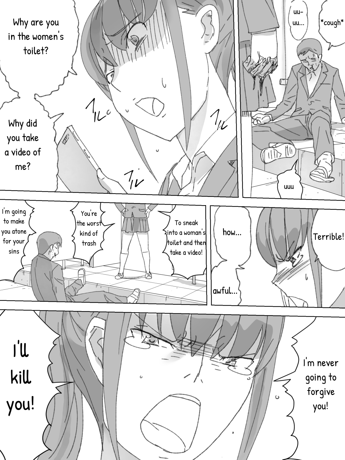 Mizo Toile Tousatsu Shitetara Bareta | I was caught taking pictures of the girls' toilet page 10 full