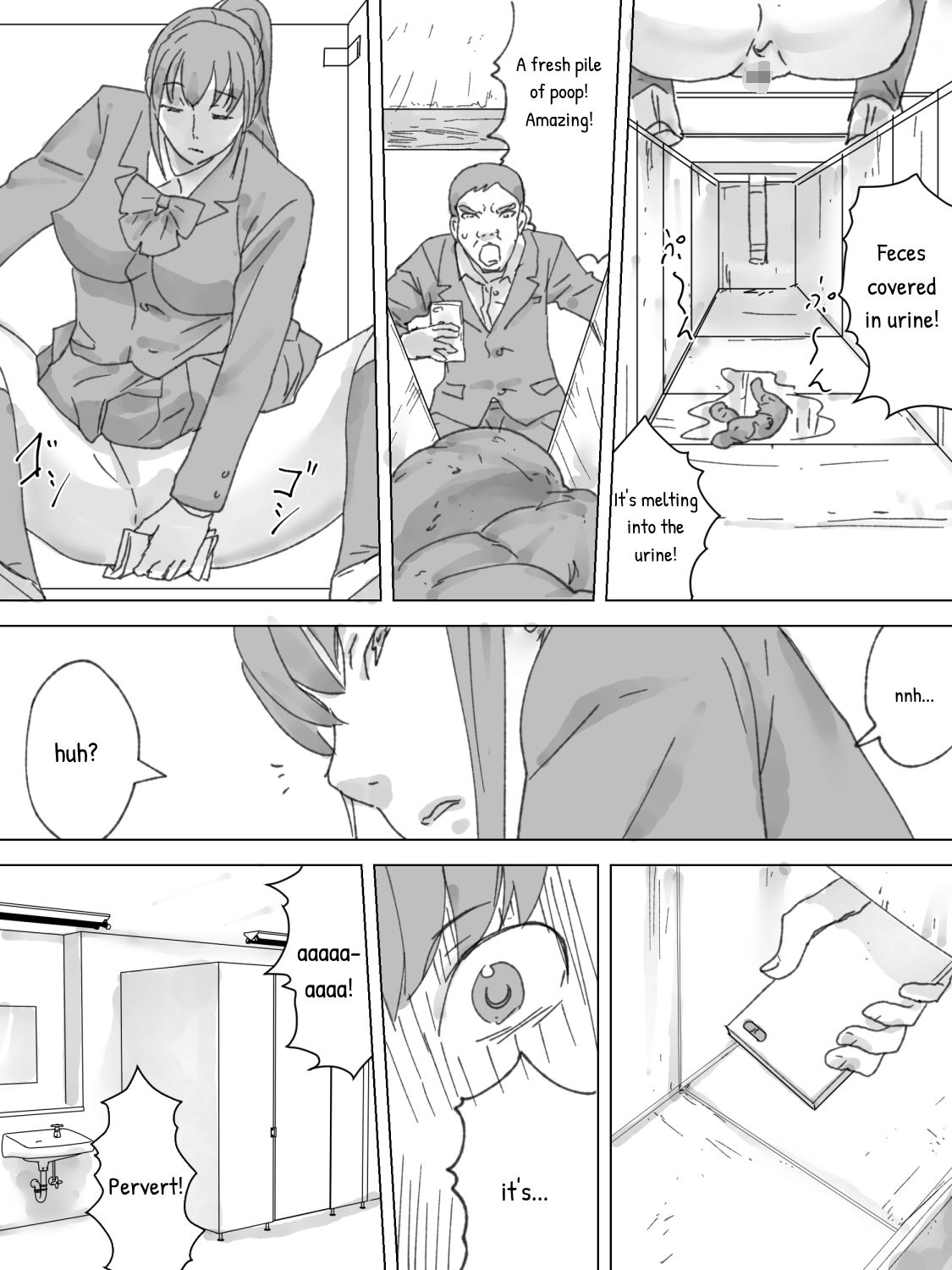 Mizo Toile Tousatsu Shitetara Bareta | I was caught taking pictures of the girls' toilet page 9 full