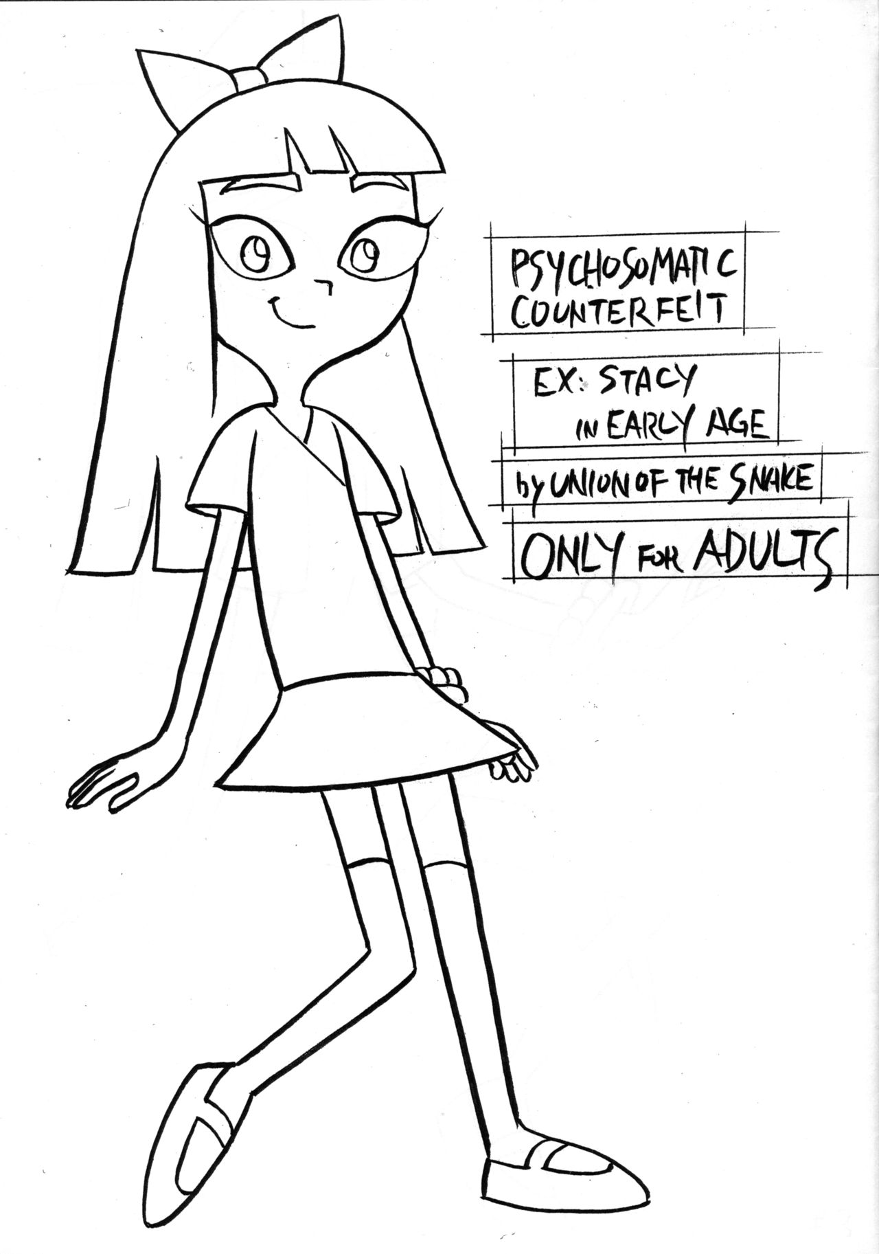 Psychosomatic Counterfeit Ex: Stacy in Early Age page 1 full