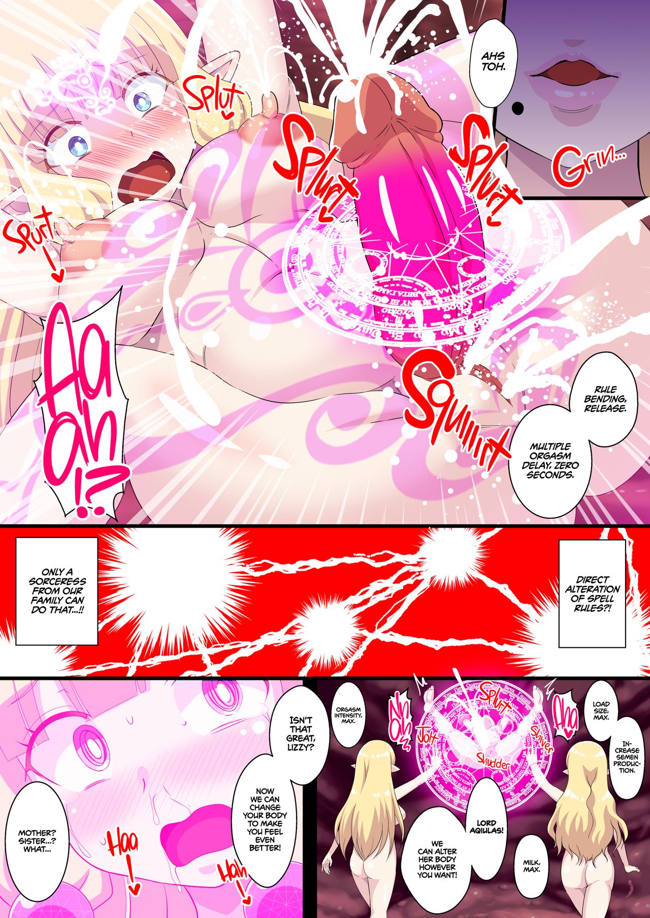 Fukushuu no Elf Lieselotte 2 ~Futanari Kaizou de Boshi Sennou Les Rape!~ | Vengeful Elf Liselotte 2 The Futanari Transformation and Sibling Lesbian Violation page 5 full