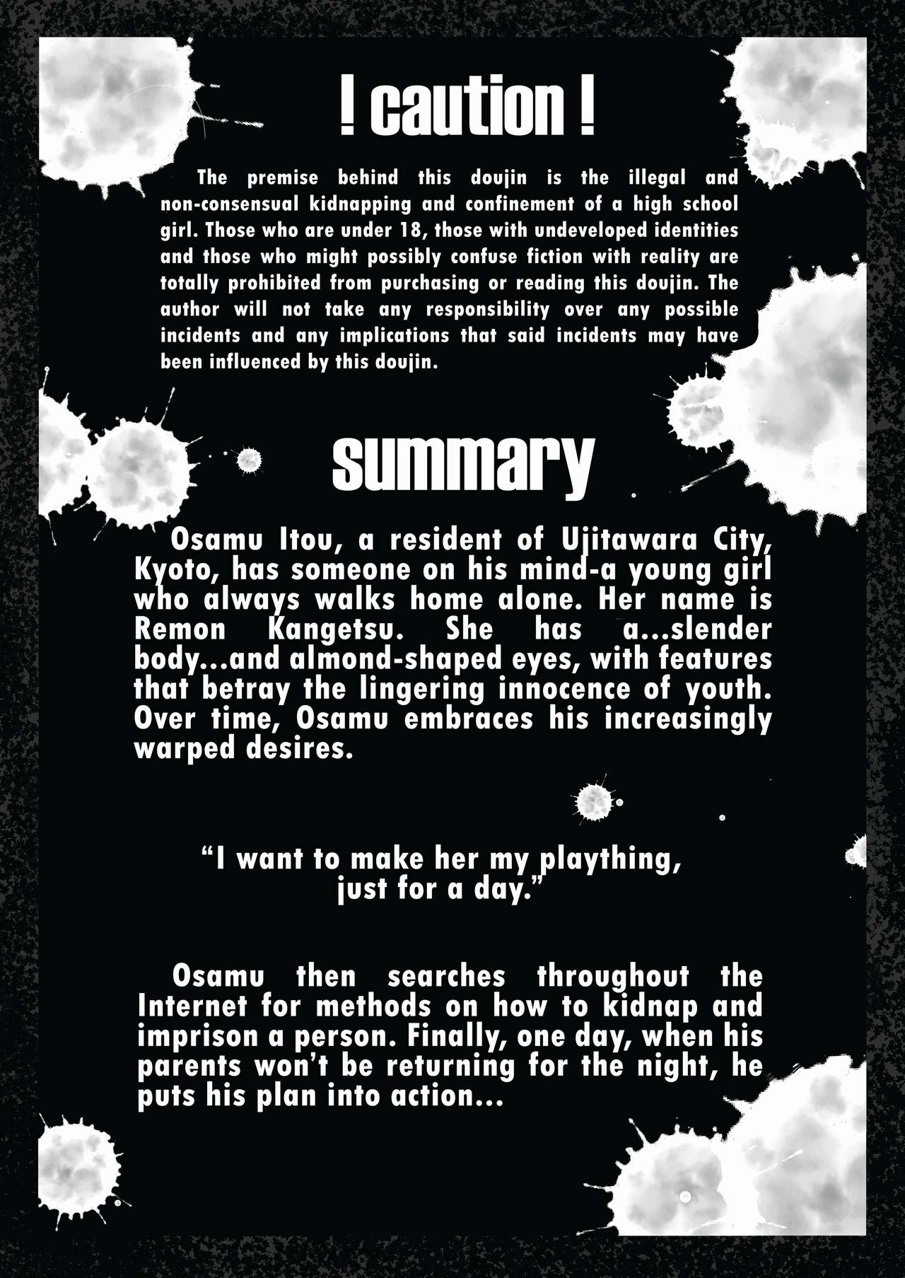 Bishoujo Hobaku Bon | Kidnapping a Beautiful Girl: The Book page 2 full