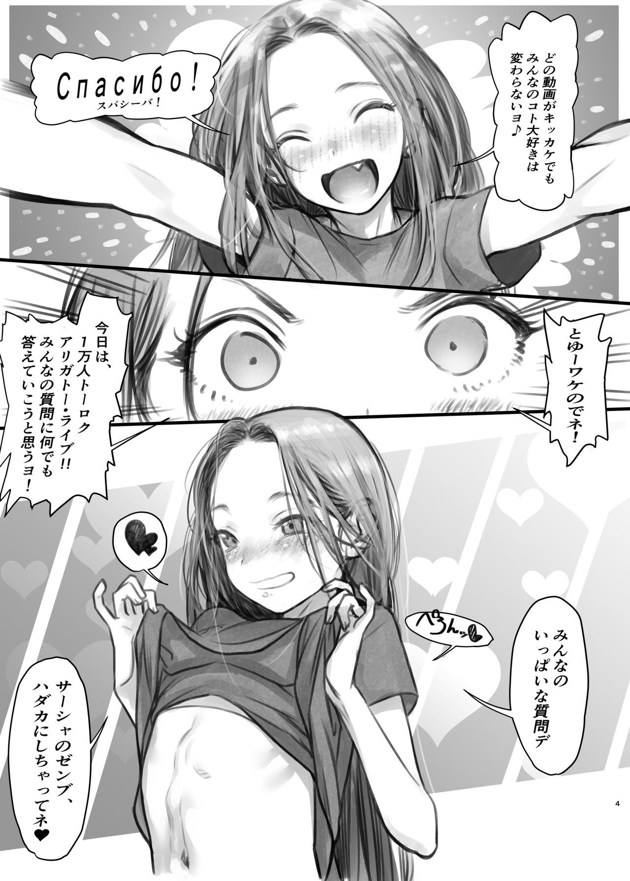 Sasha-chan Yootube Channel Tourokushasuu 10000-nin Toppa Kinen Live Haishin. page 3 full