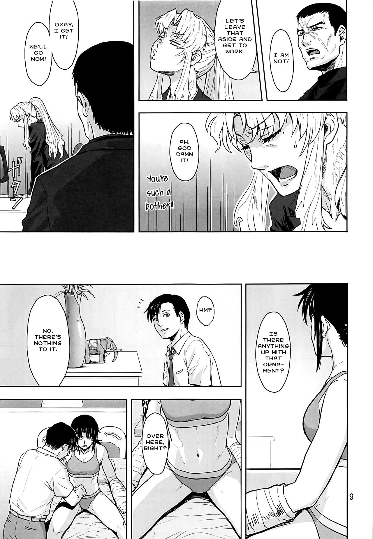 Honeoridoku - I can't use my hands page 8 full