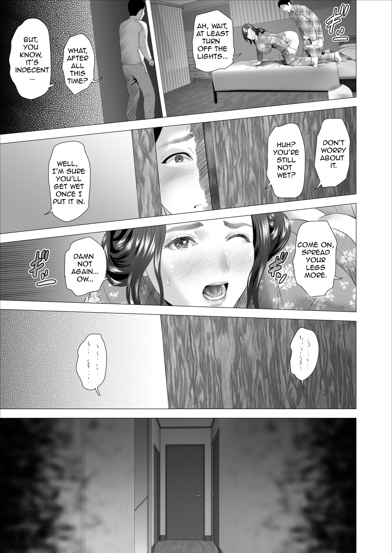 Kinjo Yuuwaku Musuko ni Otto no Soba de Dakareru Haha Hen | Neighborhood Seduction. Son Making Love to His Mother Beside Her Husband page 5 full