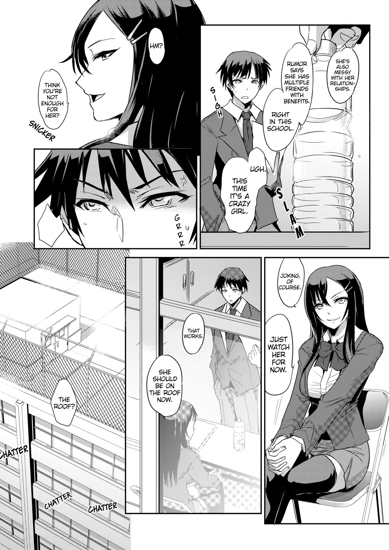 Zettai fukujuu! Hatsujō JK kousei puroguramu 3-shou： Ochikobore no JK o hame choukyou 3 | Sexual Correction Officer Ch.3： Rebellious School Girl Rehab! 3 page 5 full