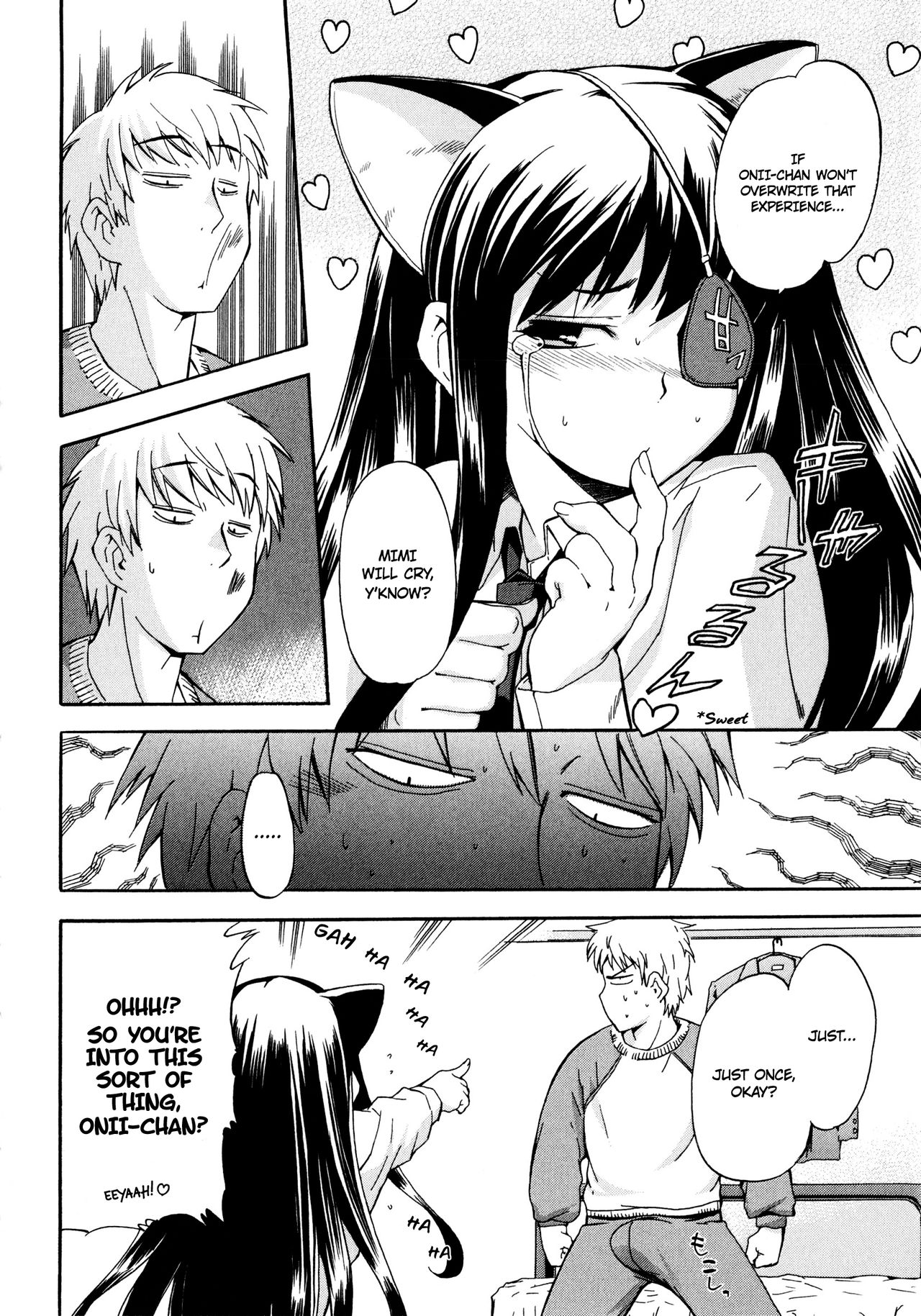 Atama no Okashii Imouto wa Gantai Nekomimi de Yattekuru | My Fucked-in-the-Head Younger Sister Comes in, Wearing Cat Ears and an Eyepatch page 8 full