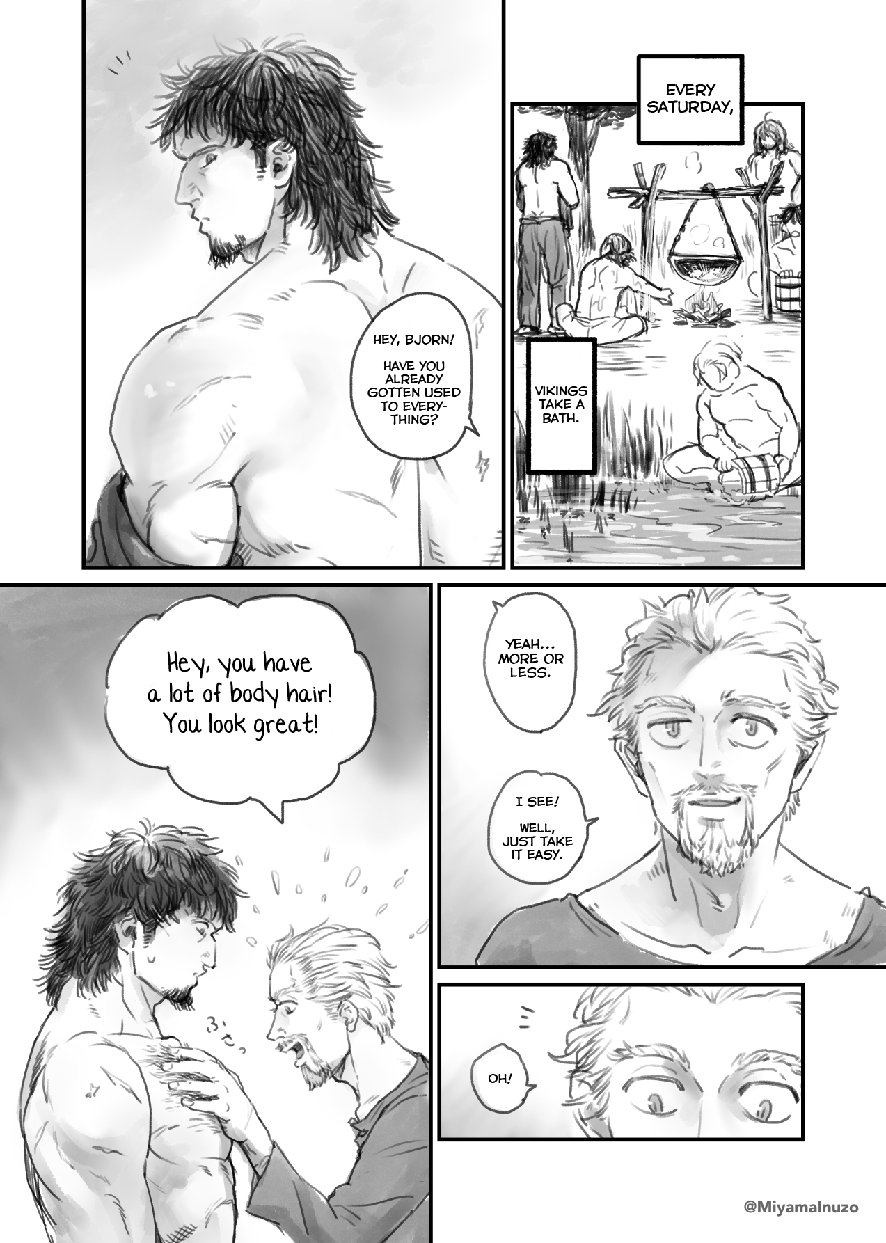 Bjorn x Askeladd Doujinshi page 2 full
