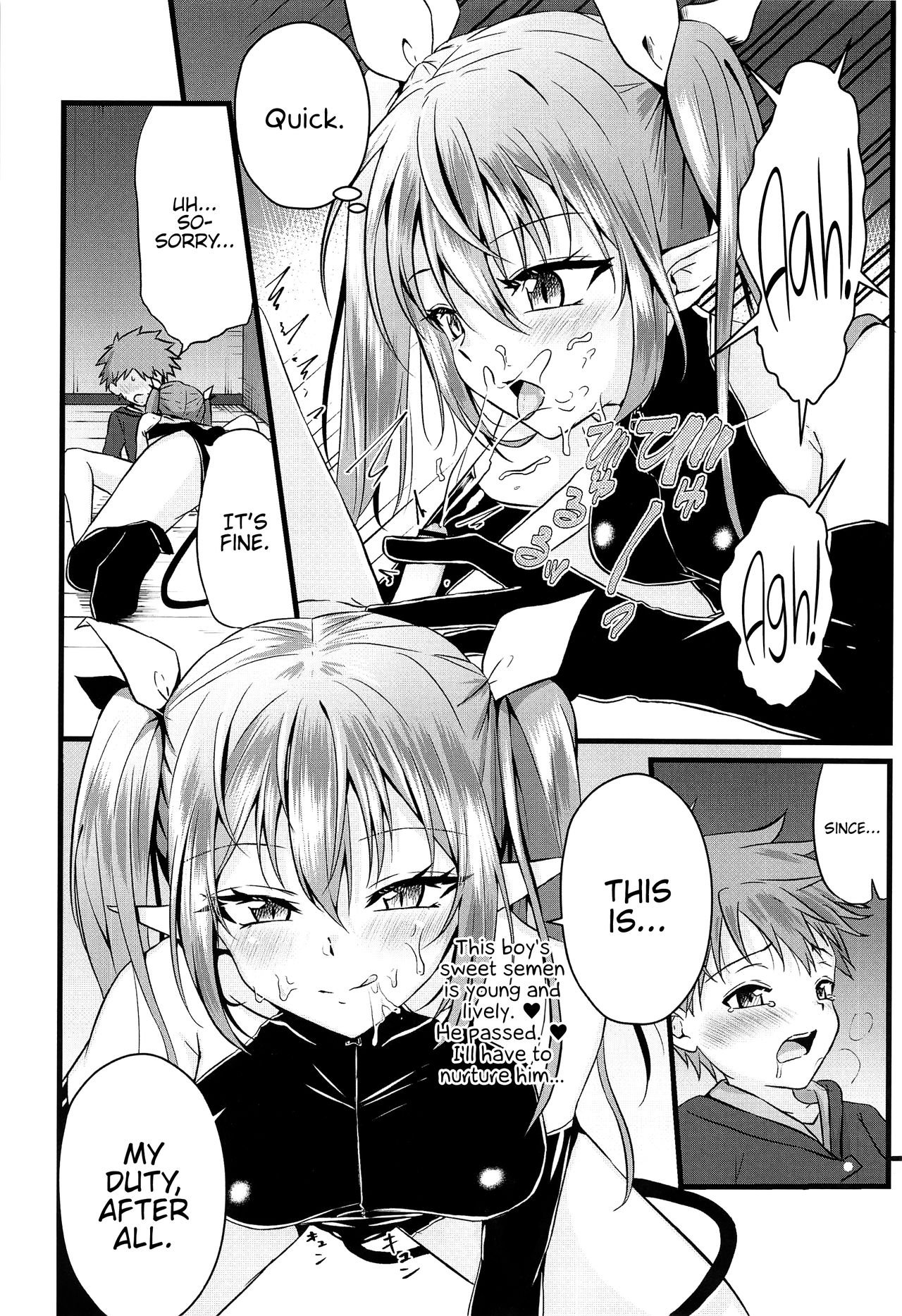 Futanari Succubus ni Anal Sodaterarete Gyaku Anal sareru Hanashi page 7 full
