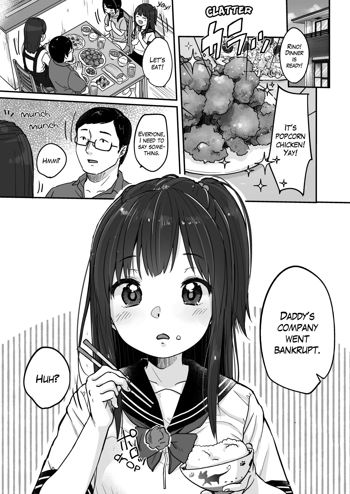 Tou-san no Kaisha ga Tousan Shita no de Loli Fuuzoku Hajimemashita | Dad's Company Went Bankrupt so I Started Working in The Loli Sex Industry page 2 full