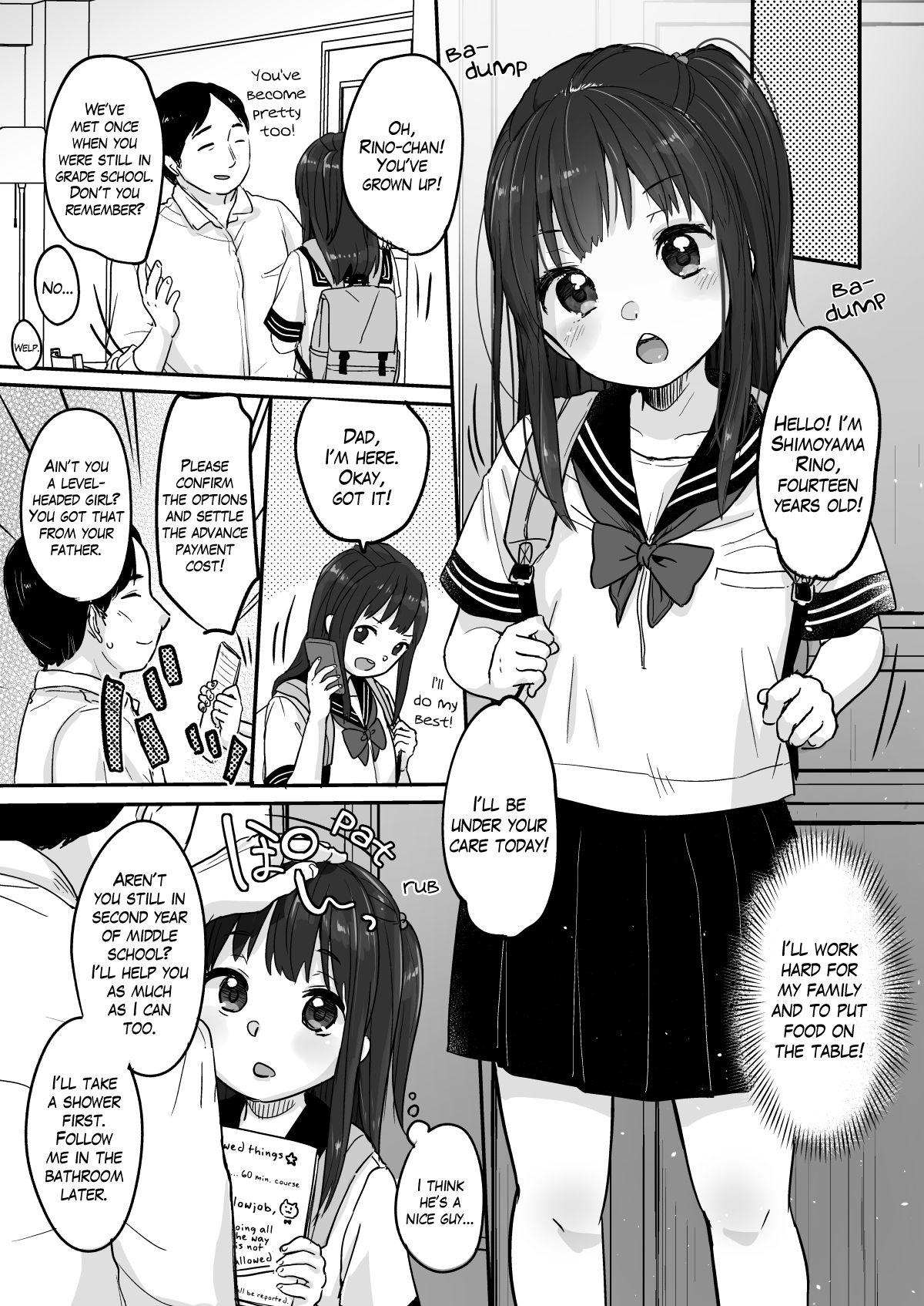 Tou-san no Kaisha ga Tousan Shita no de Loli Fuuzoku Hajimemashita | Dad's Company Went Bankrupt so I Started Working in The Loli Sex Industry page 5 full