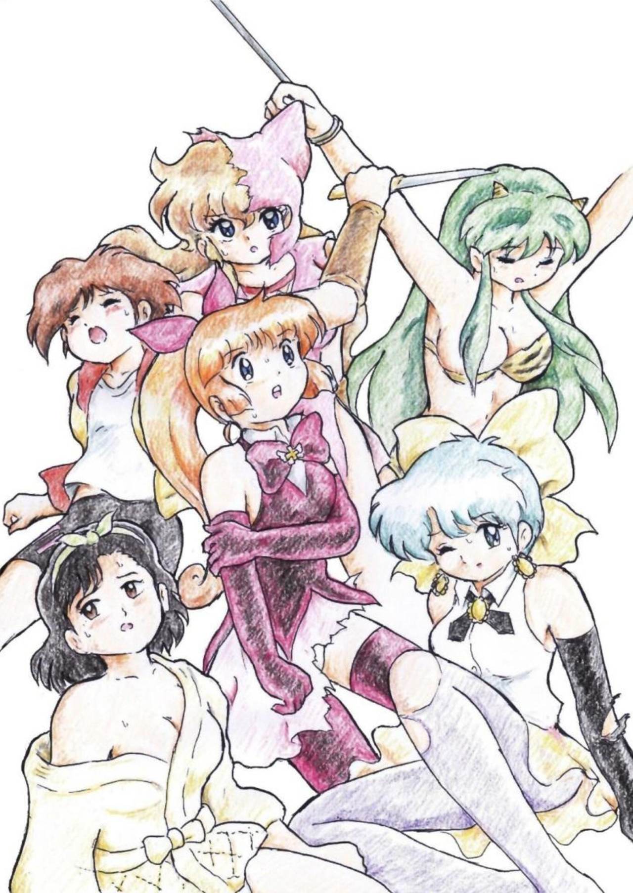 Natsukashi no Anime Heroine Ryona & Ryoujoku Rough Gashuu page 2 full