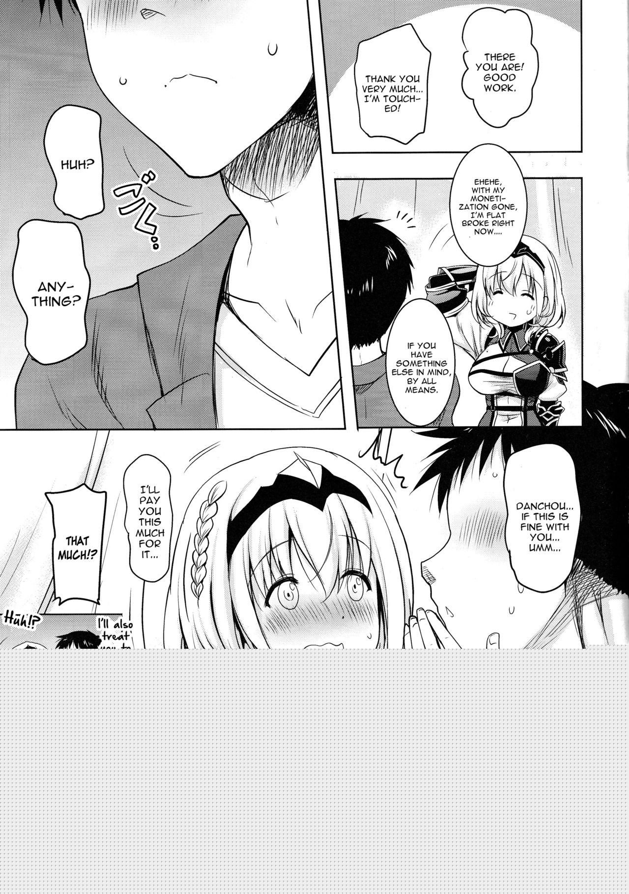 Danchou ga Omunede Teinei ni Tannen ni Nuite Kurete Kara no Honban page 6 full