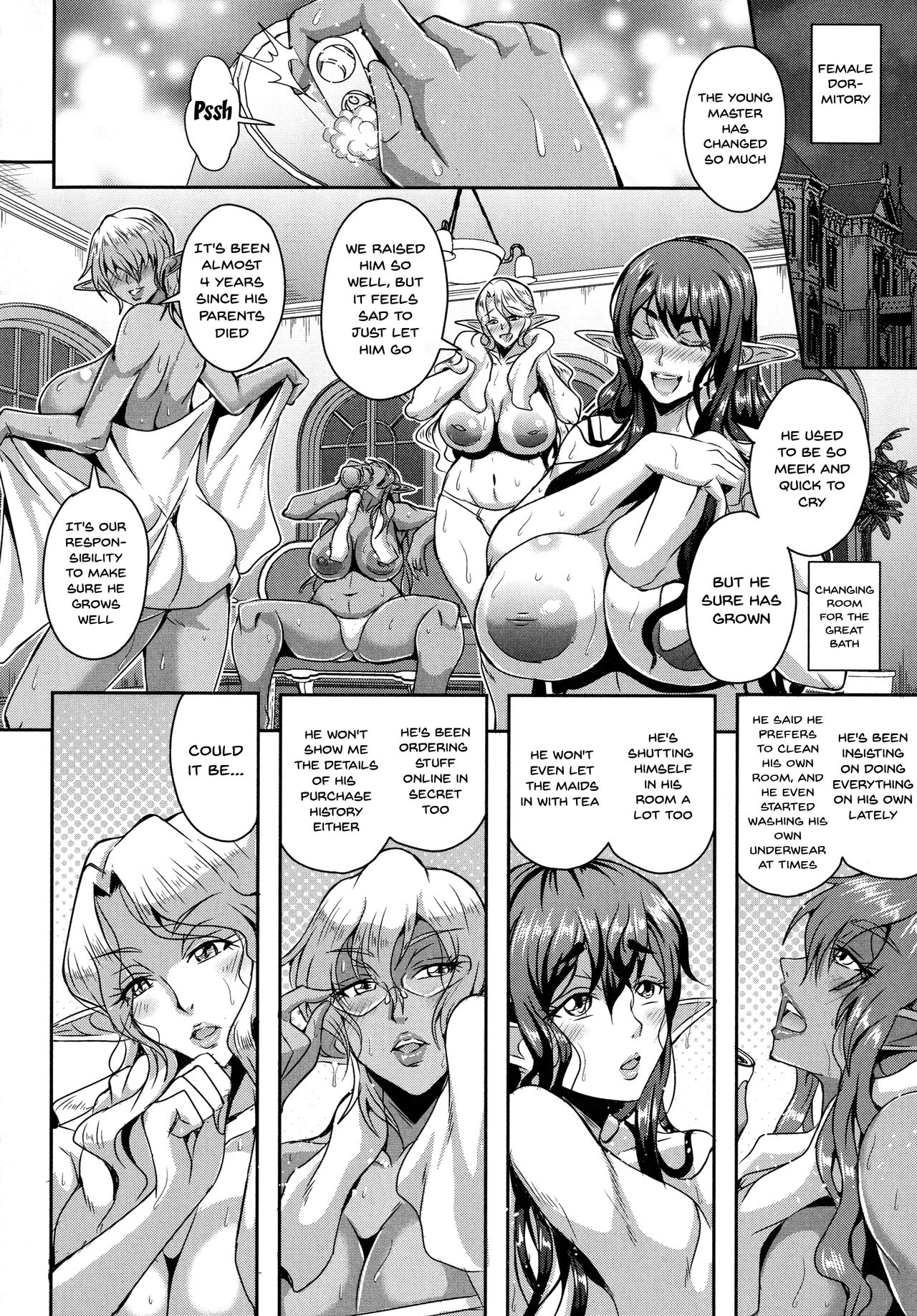 [Mifune Seijirou] Elf Harem Monogatari - Elf Harem Story [English] [Doujins.com] Hentai - Raw  126