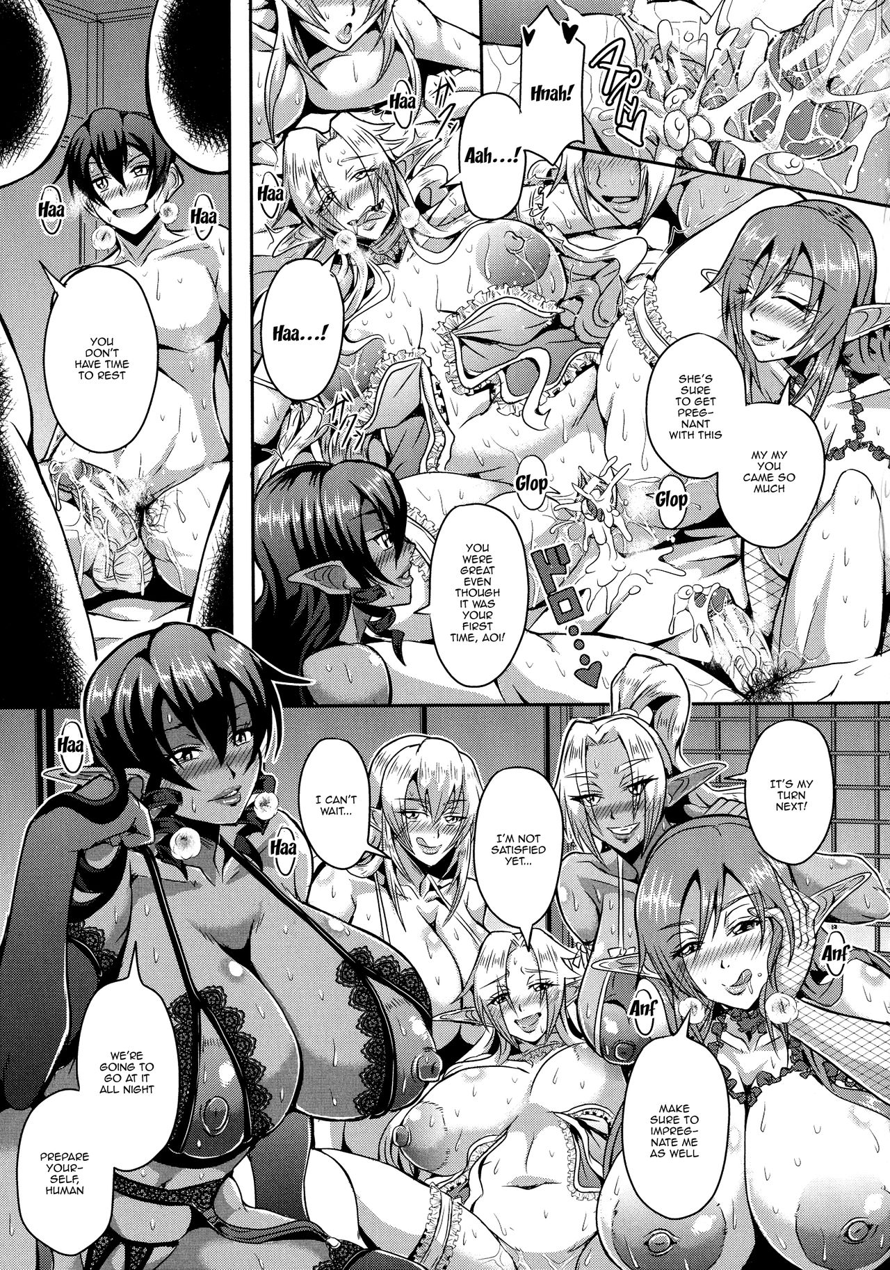 [Mifune Seijirou] Elf Harem Monogatari - Elf Harem Story [English] [Doujins.com] Hentai - Raw  28