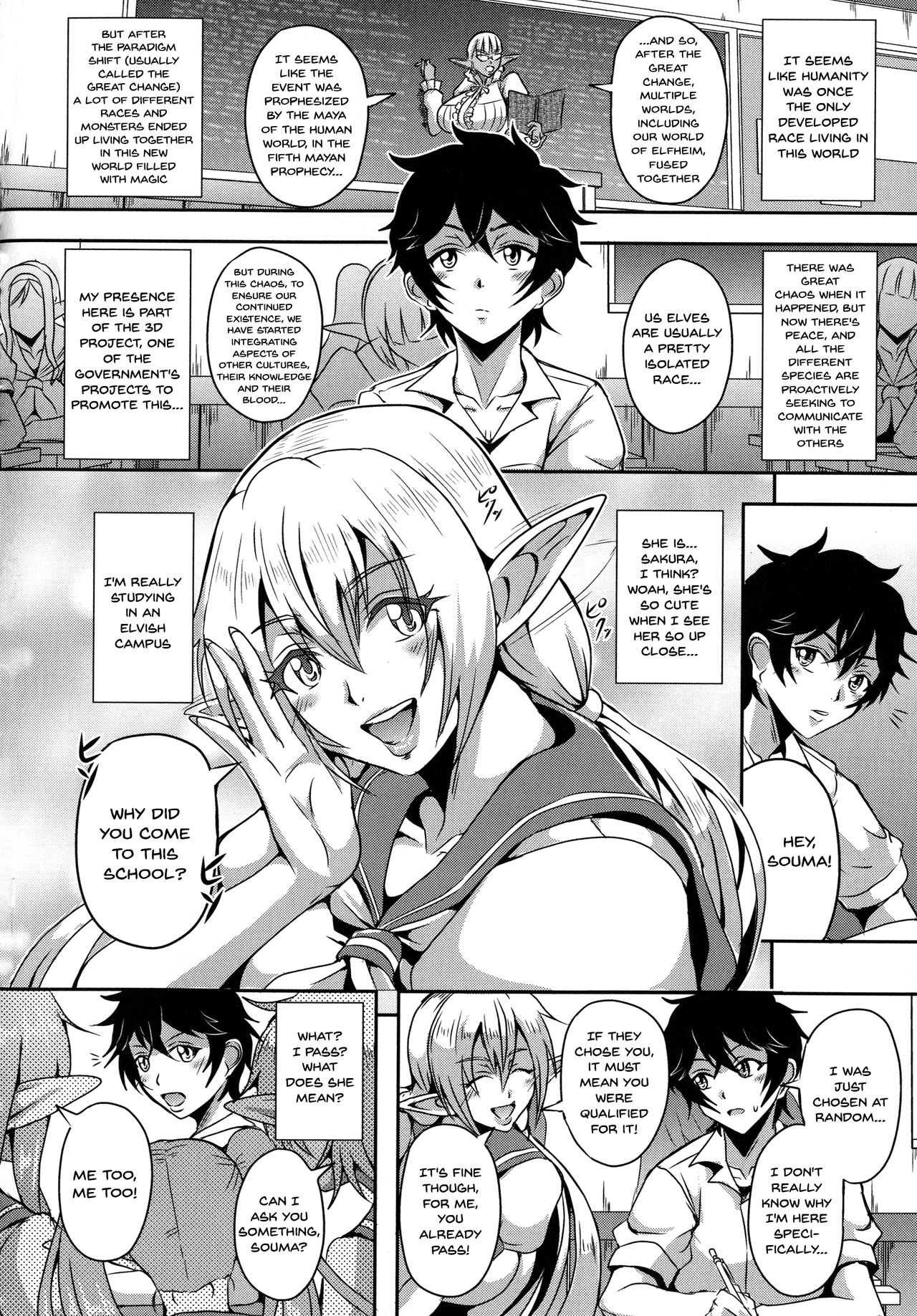 [Mifune Seijirou] Elf Harem Monogatari - Elf Harem Story [English] [Doujins.com] Hentai - Raw  89