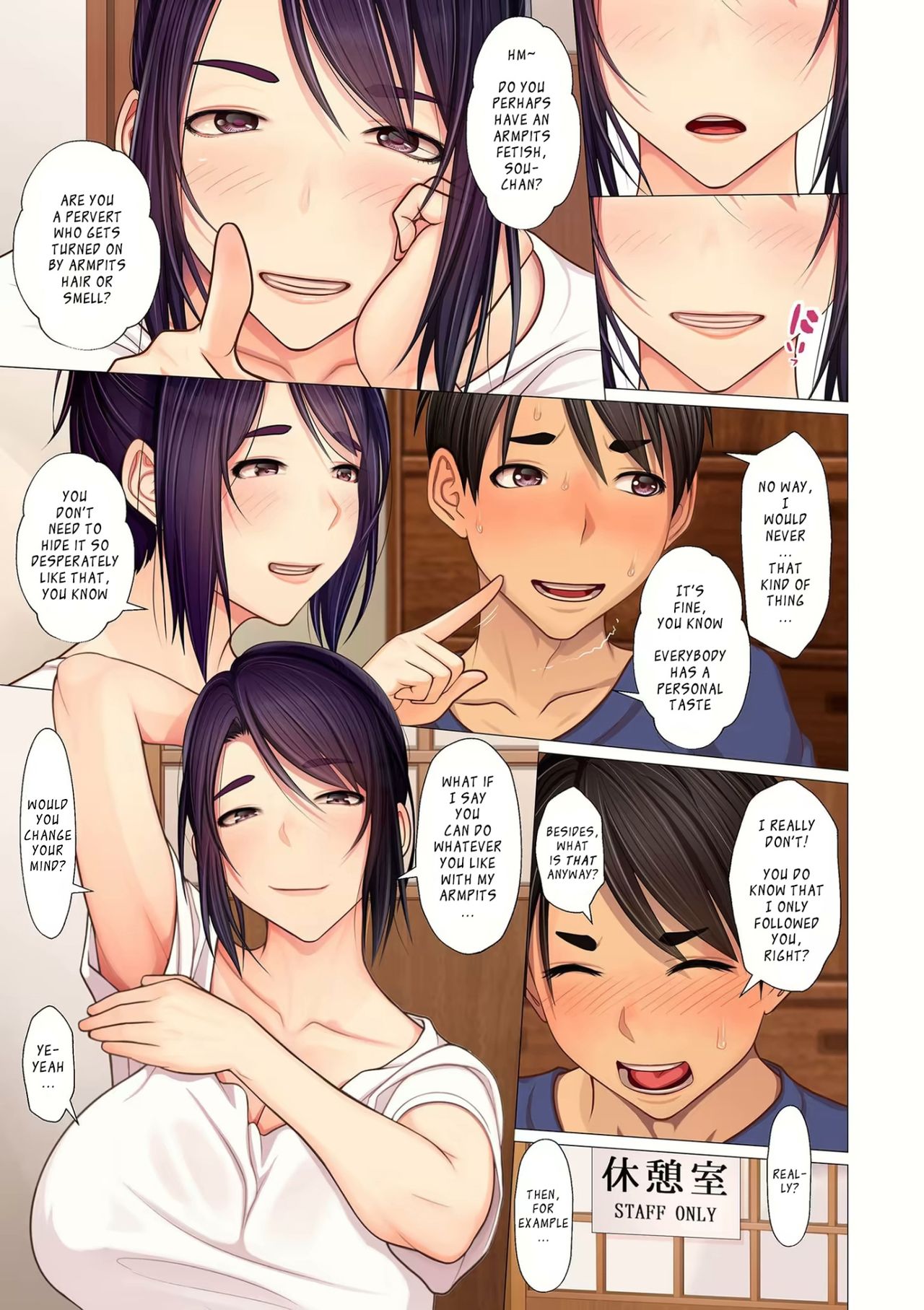 Oba-chan no Waki to Ase to etc... | Auntie's Armpits, Sweat, etc... page 7 full