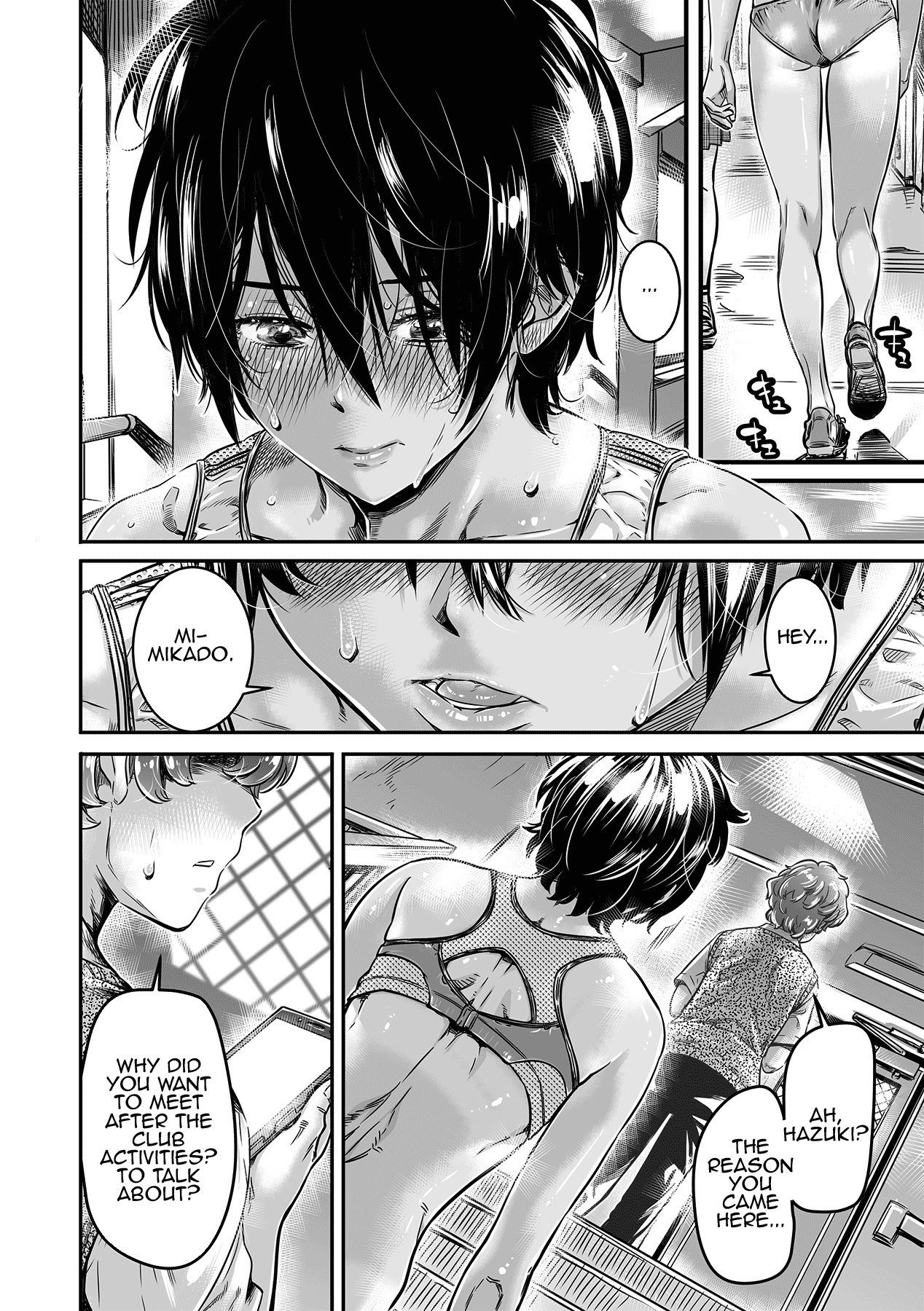 Shinchou 175cm no Rikujou Shoujo wa Kouhai Danshi no Seishi o Nomitagaru | 175cm Tall Track and Field Girl Really Wants to Drink Her Kouhai’s Semen page 9 full