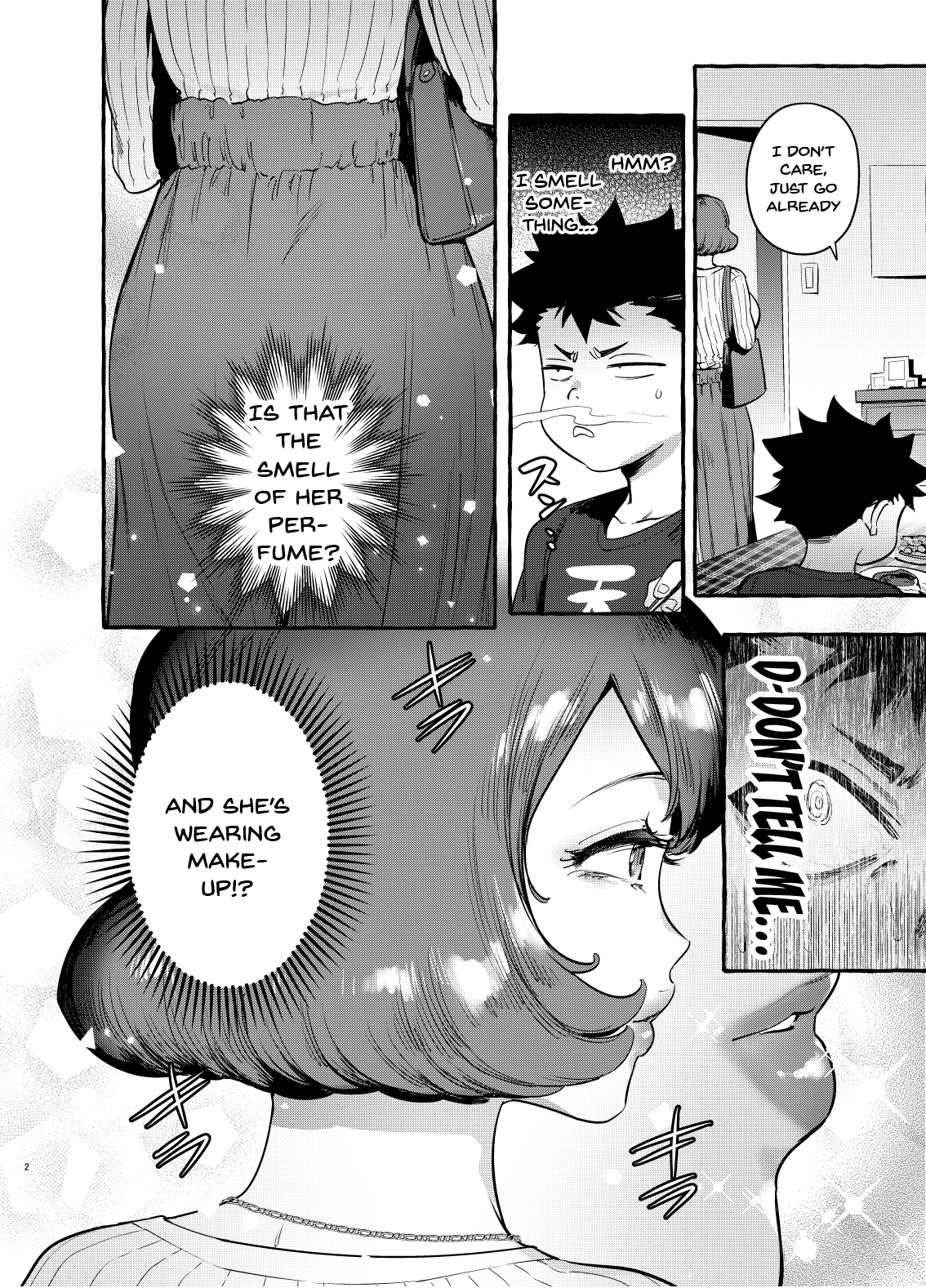 Omae no Kaa-chan Kyokondashi Sourou!! | Your Mom Has a Big Premature Ejaculating Dick!! page 3 full