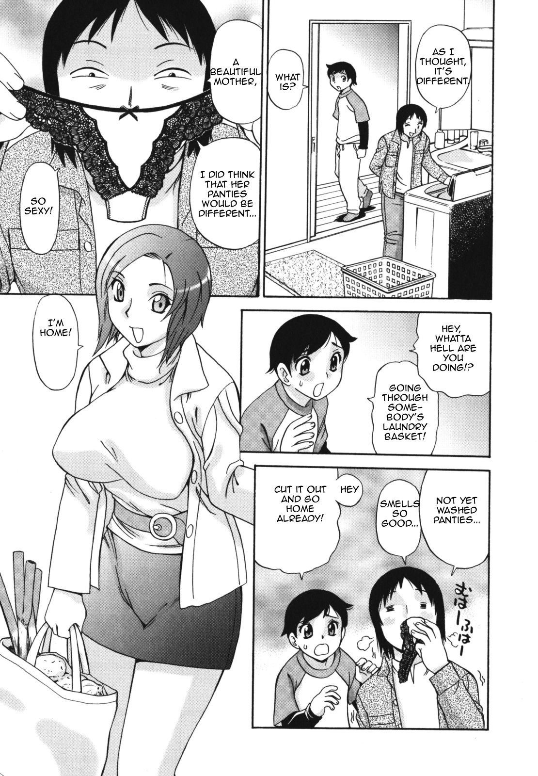 Tetsudau Mama | Helper Mother page 1 full