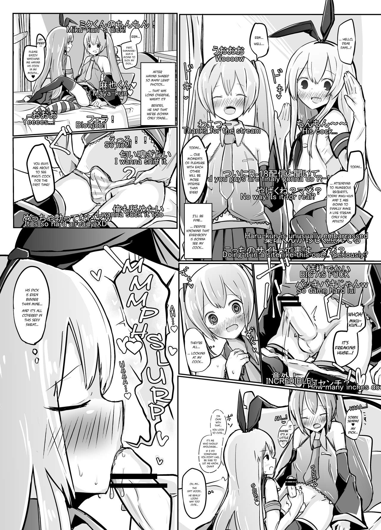 Shima x Miku Ecchi Haishin Yattemita | Shima and Miku Tried Their Hand at an Erotic Stream page 10 full