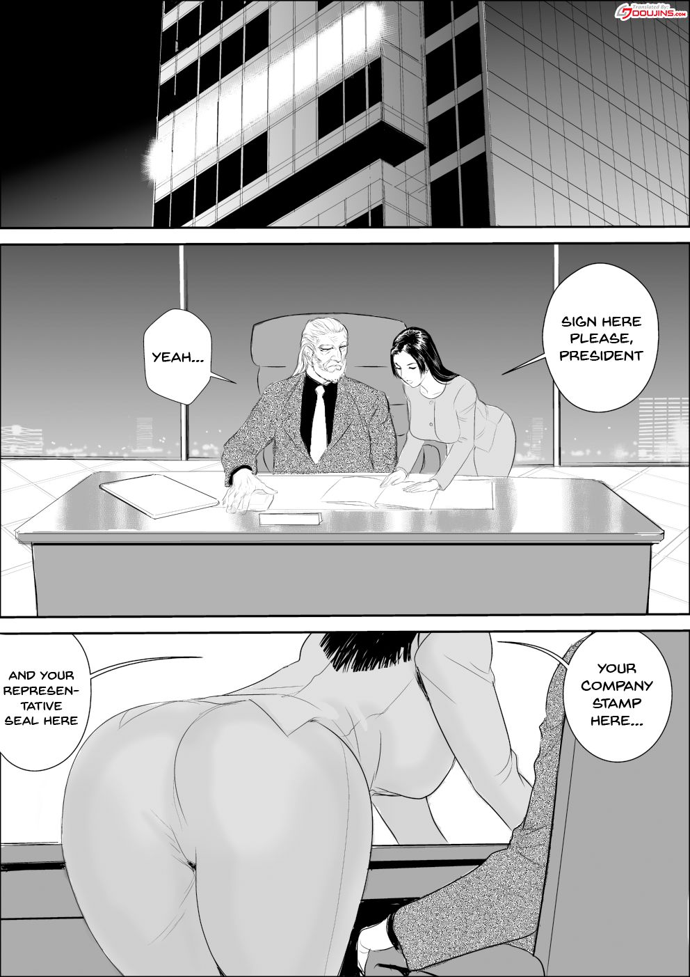 Mesu Kachou Jogeza Gaiden - Kunoo Shizuka no Baai page 3 full