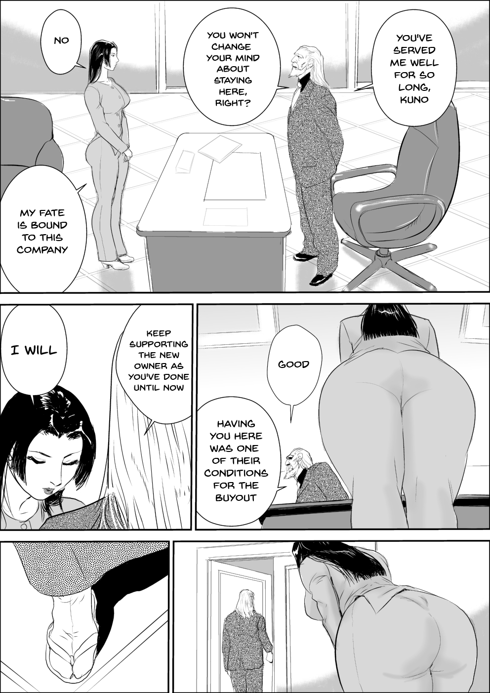 Mesu Kachou Jogeza Gaiden - Kunoo Shizuka no Baai page 4 full