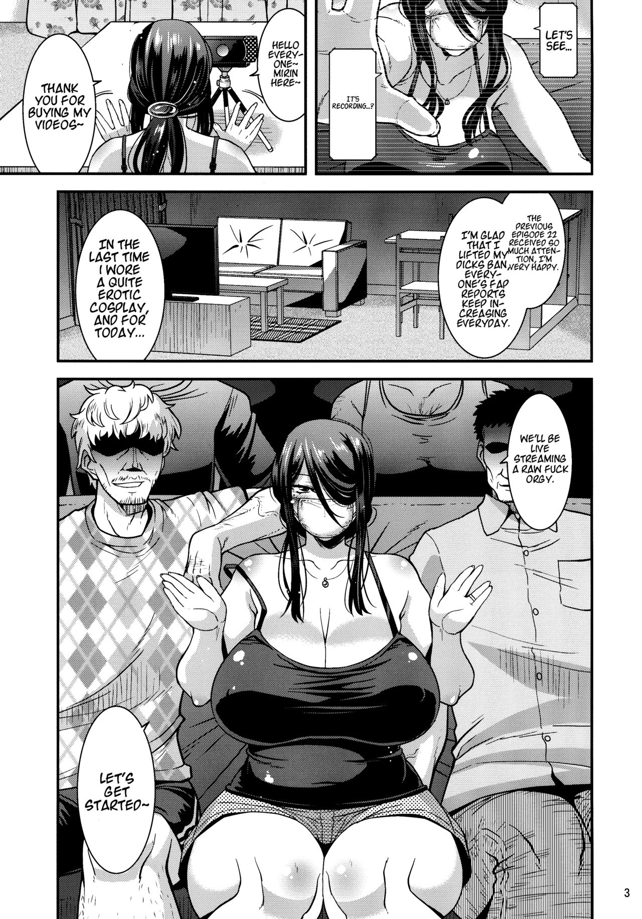 Ero Douga Haishin ga Shumi no Oku-san no Namahame Rankou Koukai Maso Benki page 3 full