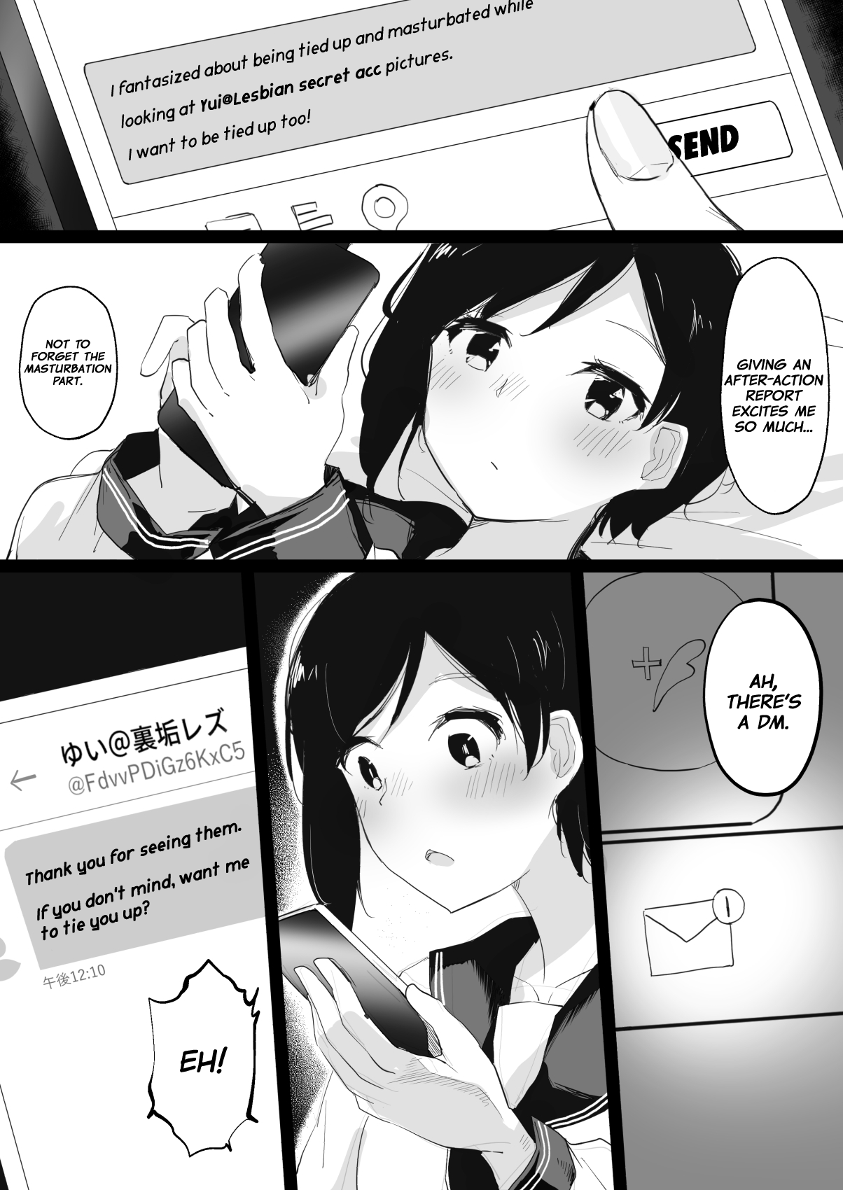 Do M Uraaka Joshi ga Kousoku Yuri Ecchi de Onna Doushi no Yosa o Oshiekomarechau Hon page 9 full