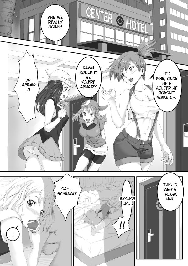Poke Girls wa Yobai o Tsukatta | The Pokegirls go nightcrawling page 2 full
