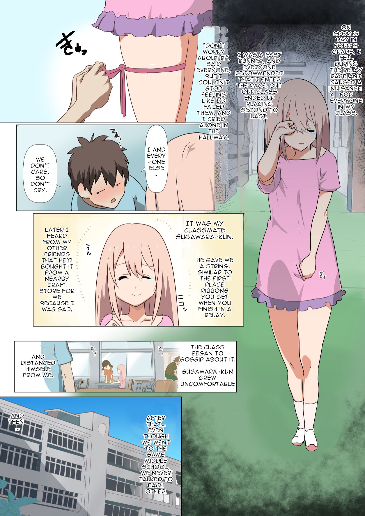 Ribbon no Ochita Hi ~Osananajimi no Kare no Shiranu Ma ni Class no Charao ni NTR sarete ita Hanashi. page 3 full