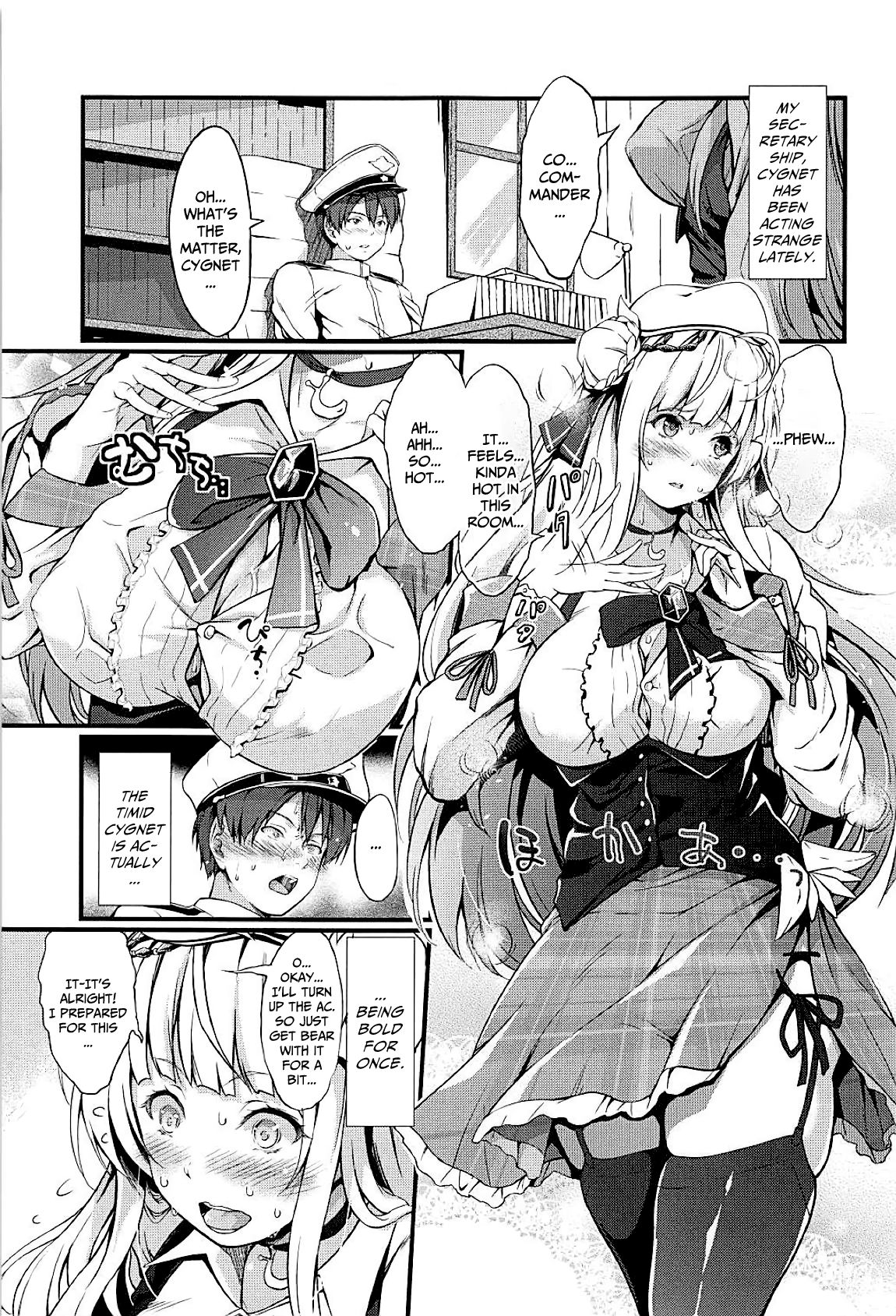 Dokidoki Cygnet Kai no Zenryoku Yuuwaku | A Blushing Cygnet 's All-Out Seduction page 5 full