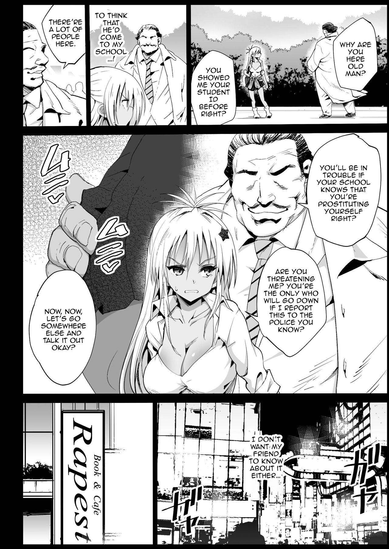 Kyousei Enkou 2 ~Kuro Gal JK o Kane de Dakitai~ | Forced Schoolgirl Prostitution 2 ~I Want To Pay a Brown Schoolgirl So I Can Fuck Her~ page 7 full