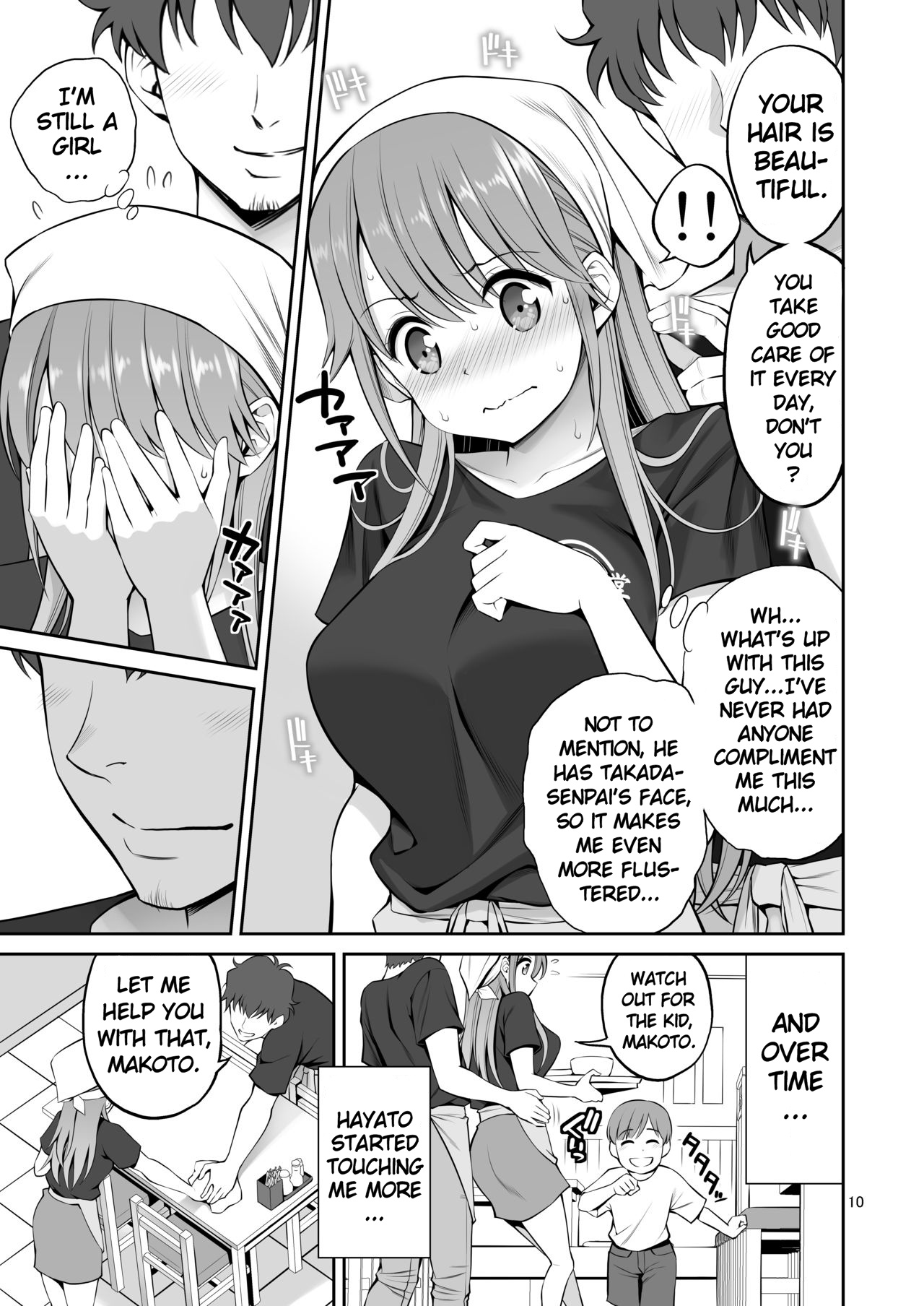 Motoyan Zuma Otto no Tonari de Hatsuiki | Ex-Delinquent Wife Cums Next to Her Husband for the First Time page 10 full
