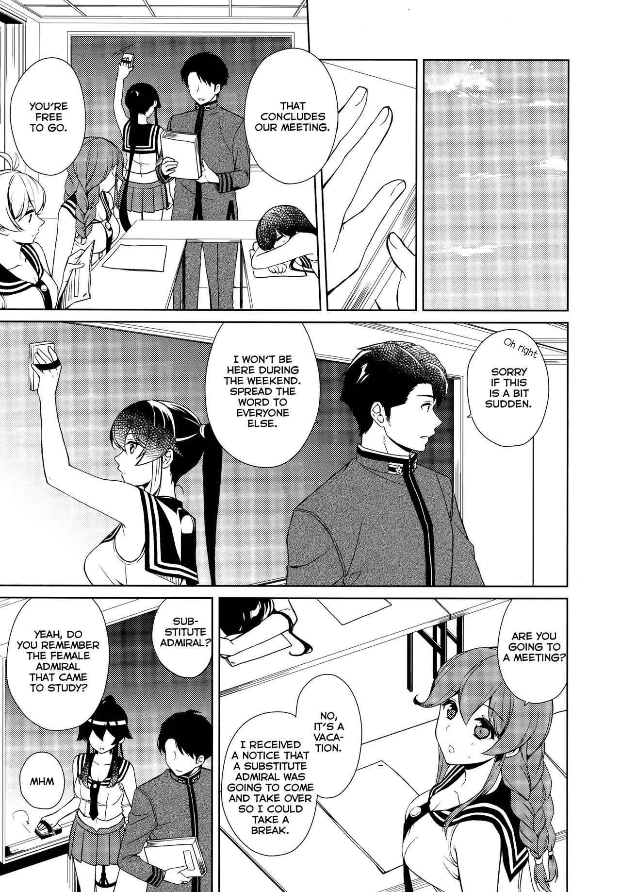 Keijun Yahagi wa Koi o Shita. Chuu | Light Cruiser Yahagi Fell In Love - Second page 8 full