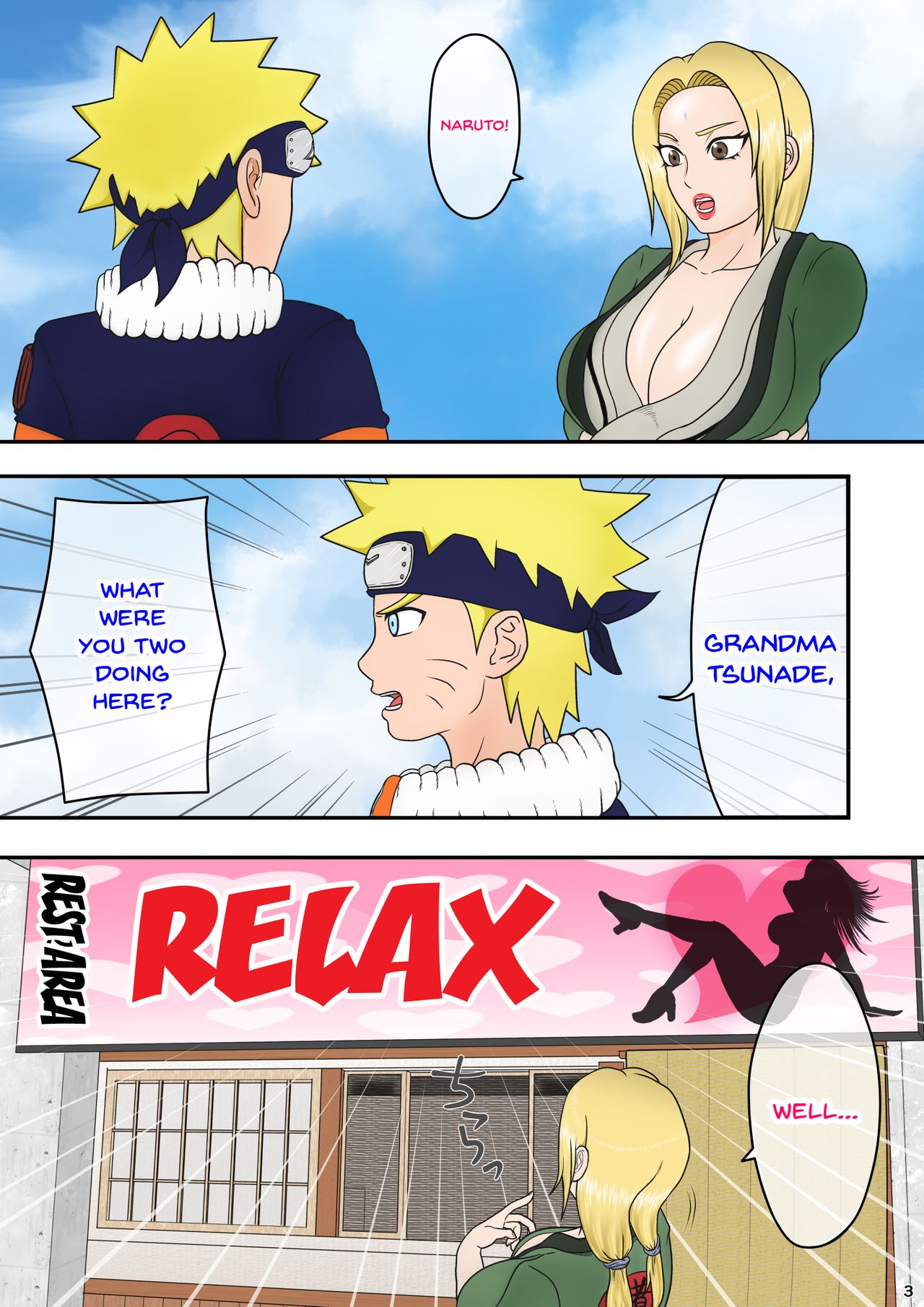Tsunade no Seikyouiku 2 ~Kanraku Hen~ | Tsunade's Sex Education 2 ~Surrender Edition~ page 4 full