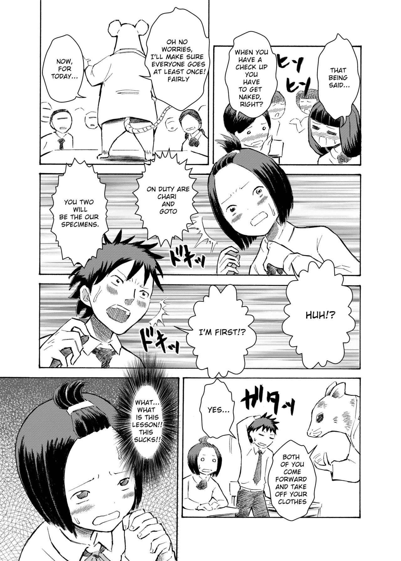 Classmate no Mae de Zenra de Kenshin o Ukesaseraremashita... | I was given a naked medical examination in front of my classmates... page 4 full