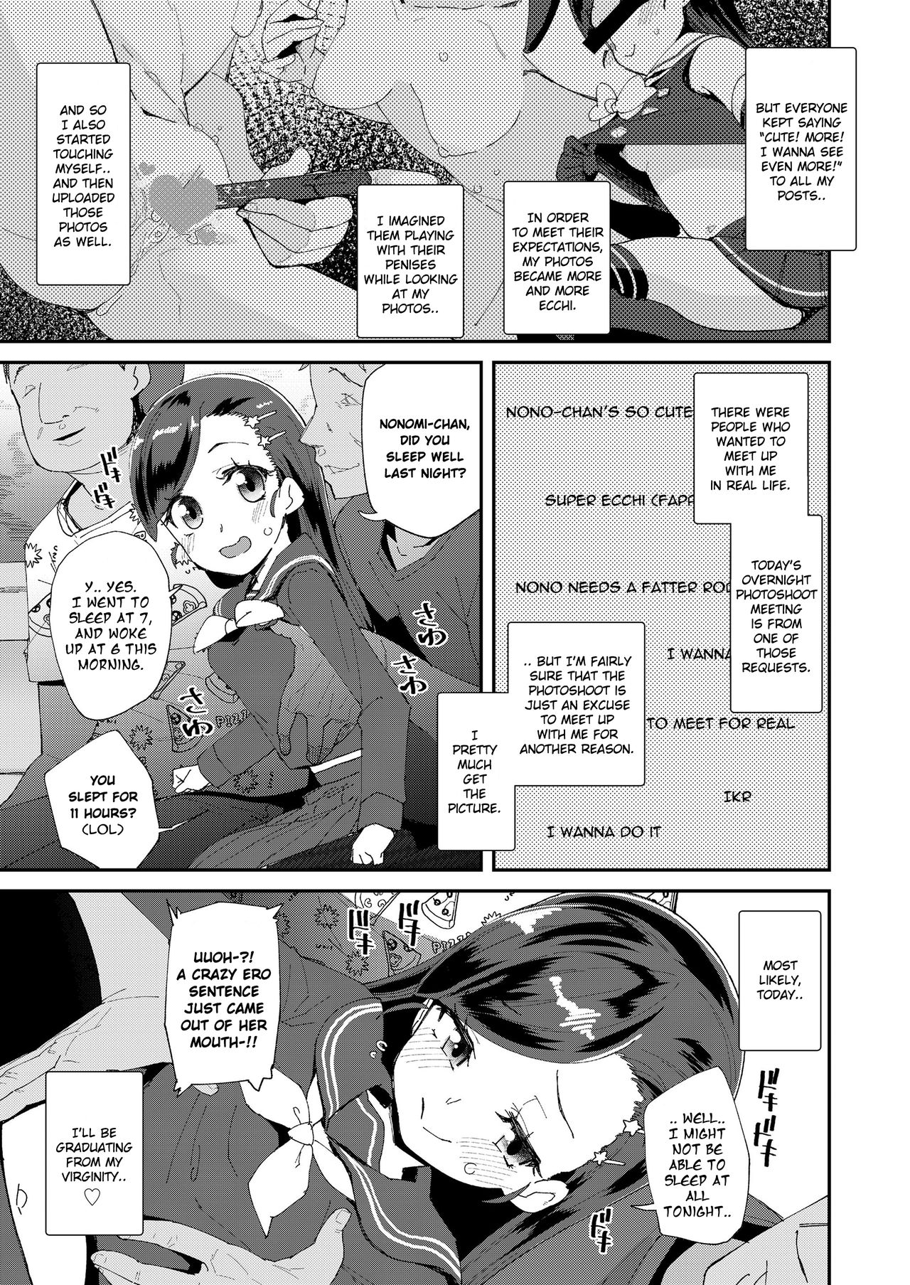 Uraaka Yatteru Nonomi-chan -Koshitsu Onsen Dosukebe Gasshuku- | Nonomi-chan's Secret Account -Perverted Trip to a Private Hotspring- page 3 full